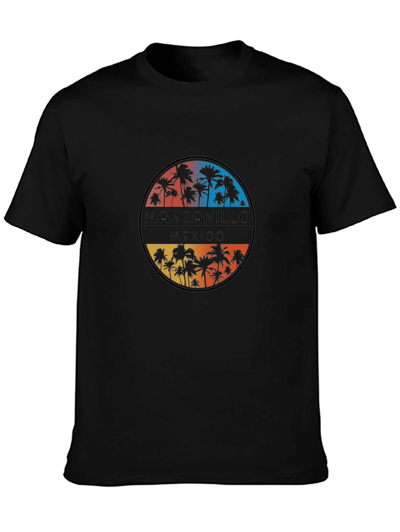 Manzanillo Mexico Palm Tree T-Shirt