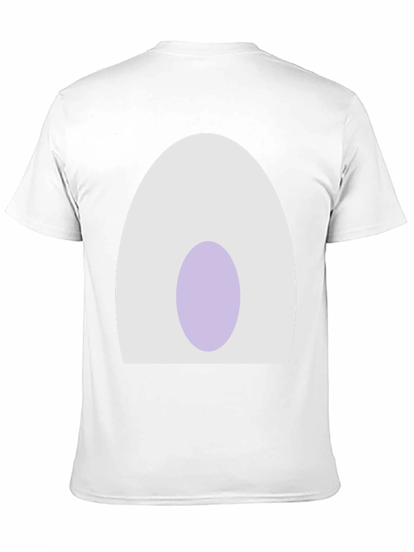 Minimalist Egg Design Black T-Shirt