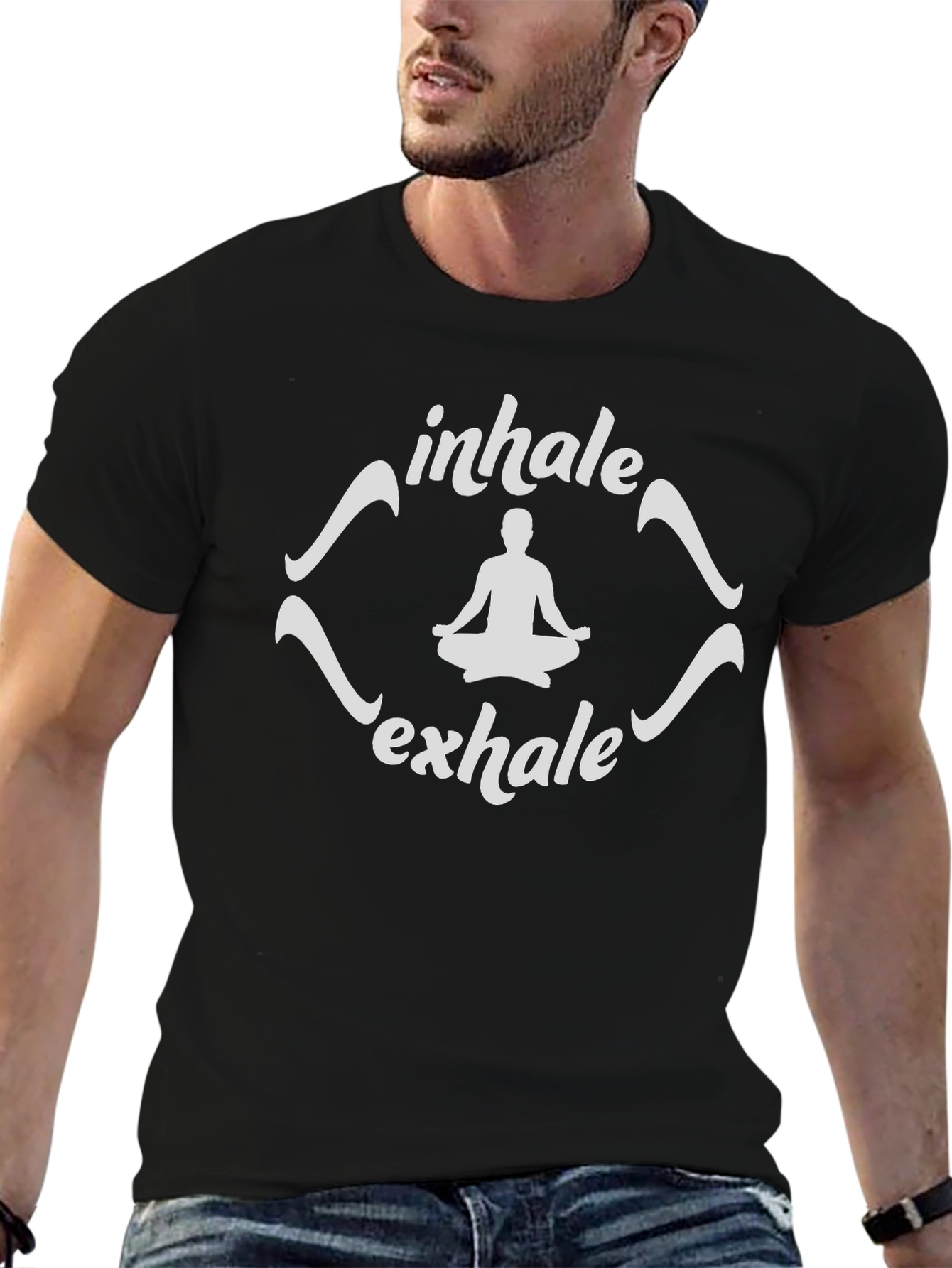 Inhale Exhale Yoga T-Shirt Meditation Tee