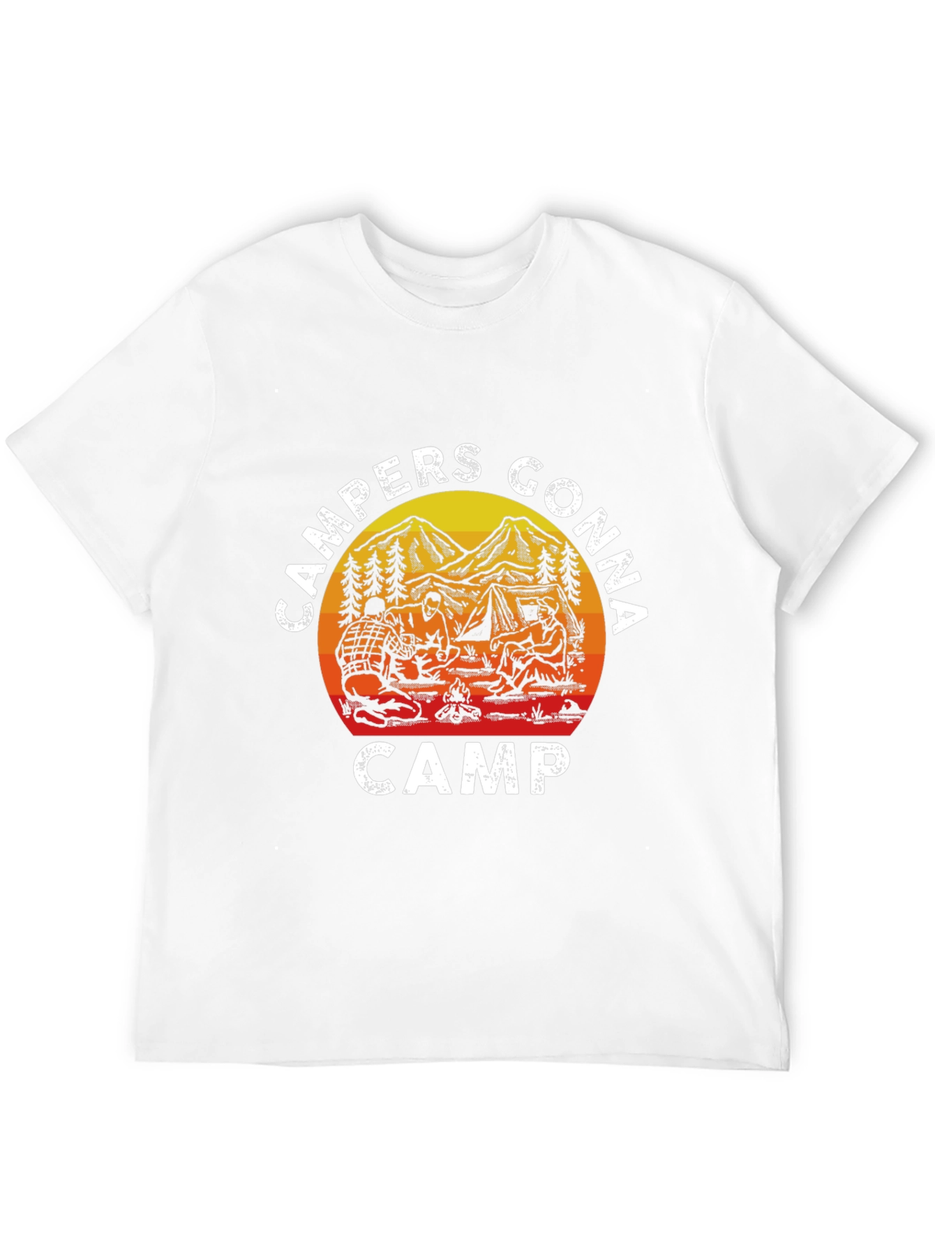 Campers Gonna Camp T-Shirt - Black