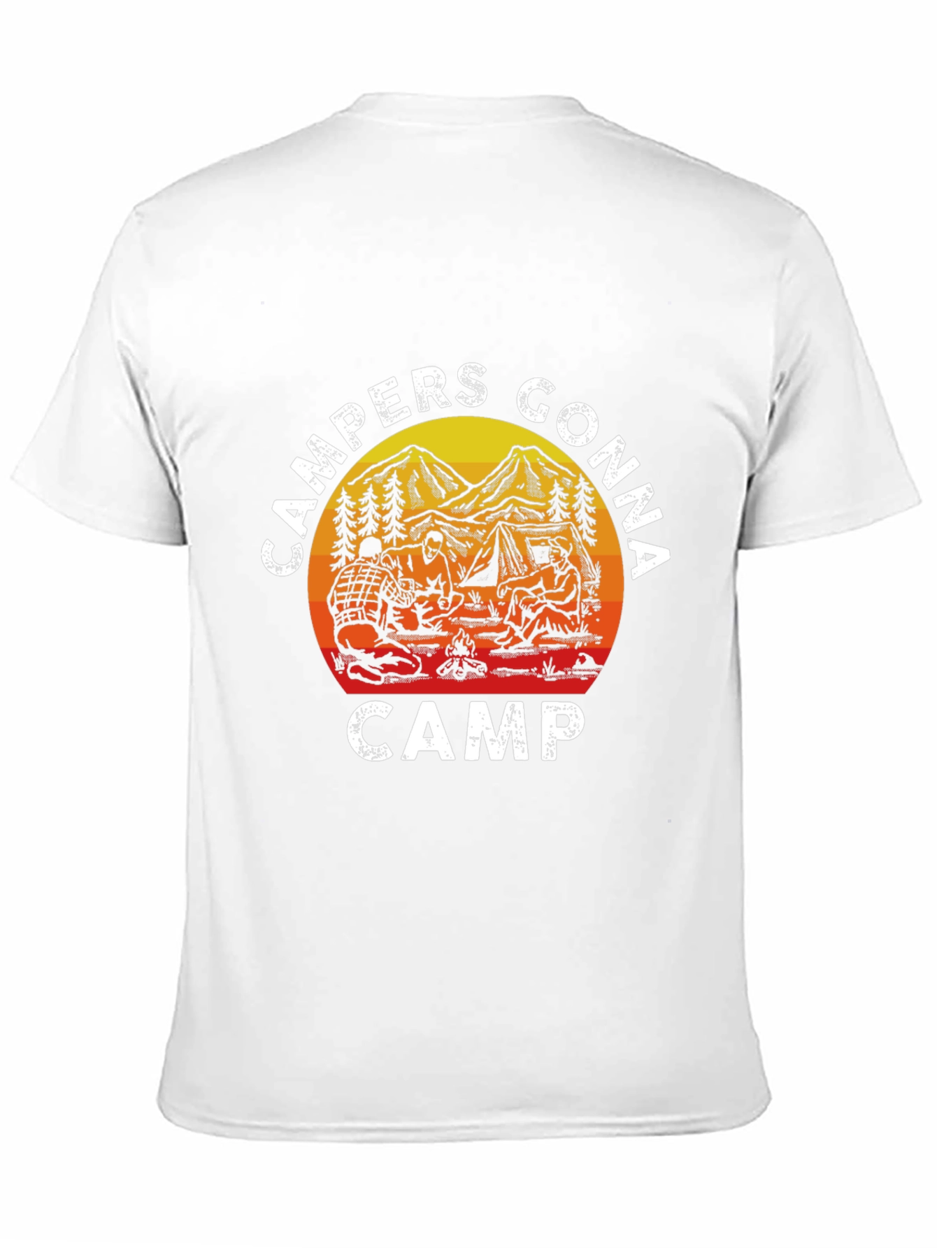 Campers Gonna Camp T-Shirt - Black