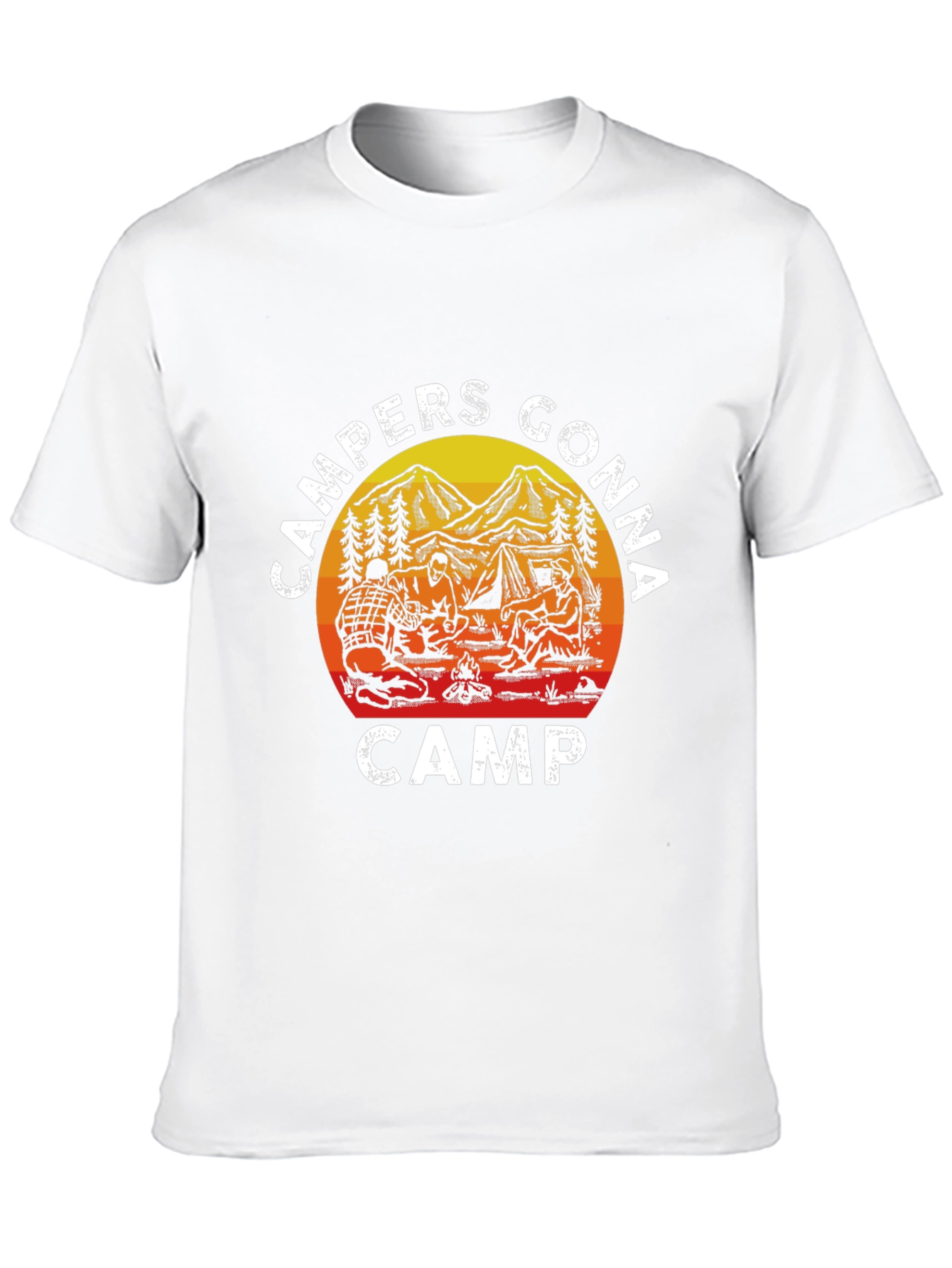 Campers Gonna Camp T-Shirt - Black