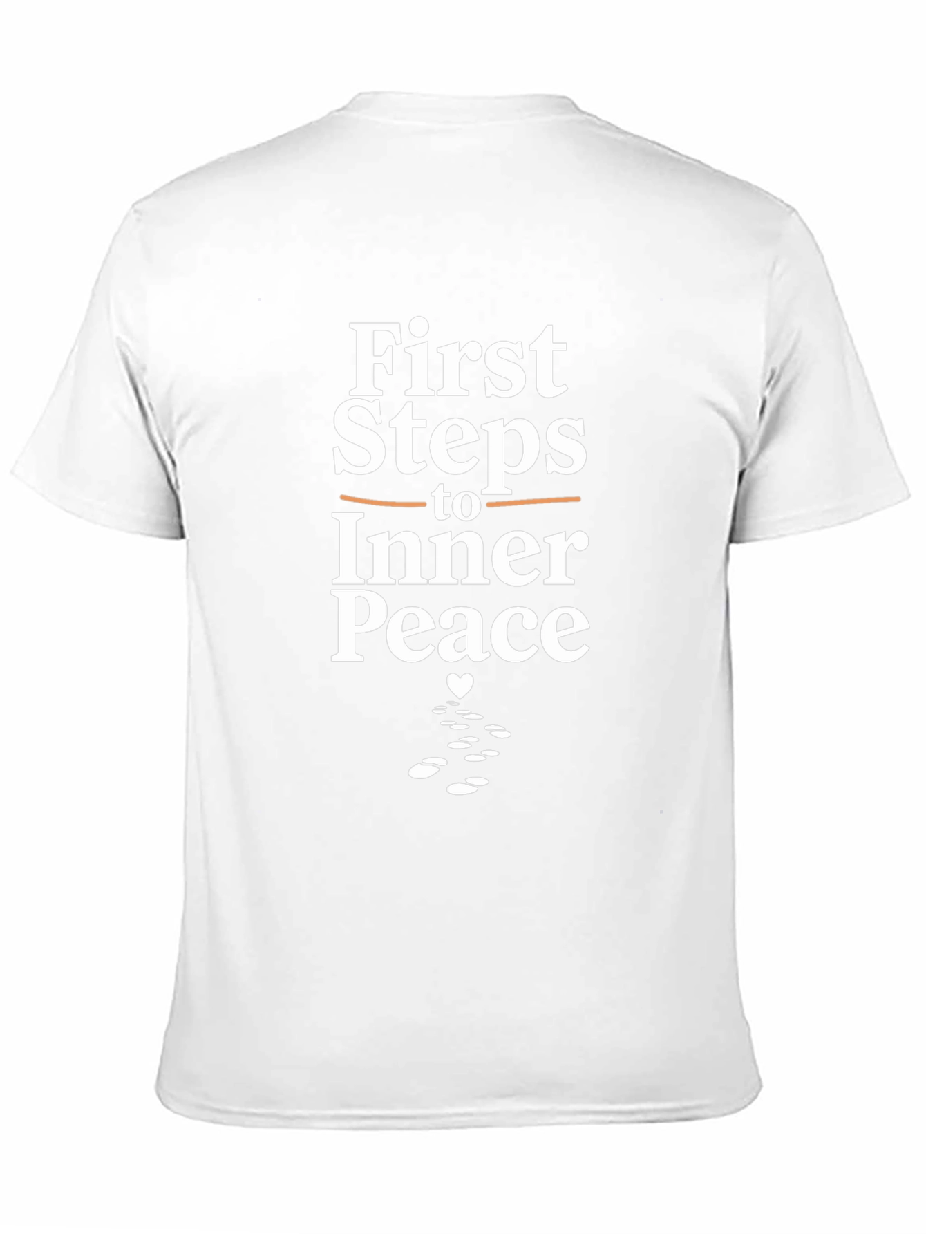 First Steps to Inner Peace Black T-Shirt