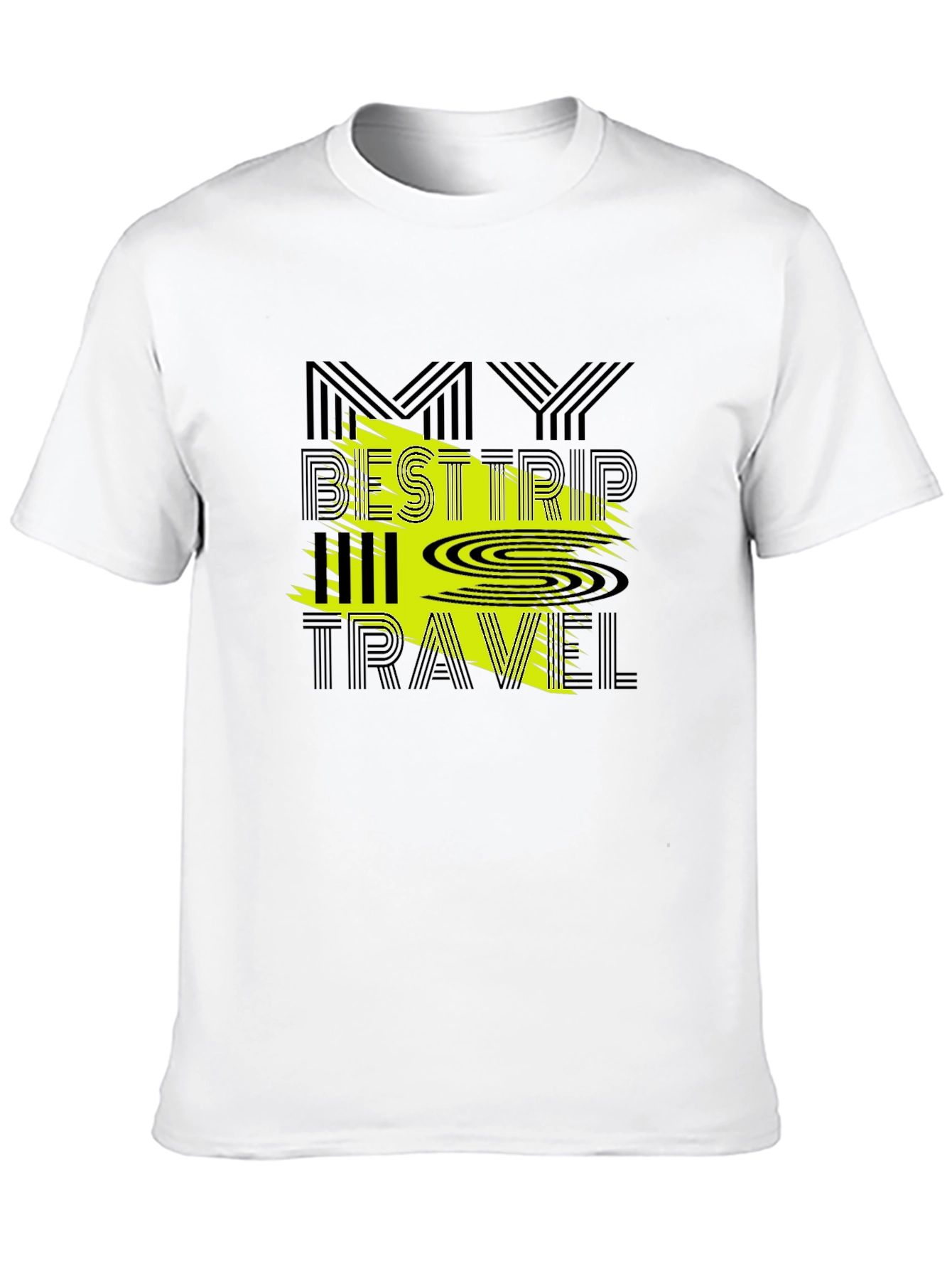 My Best Trip All Travel Graphic Tee - Black