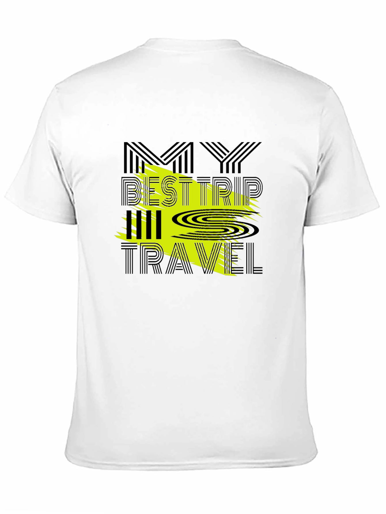 My Best Trip All Travel Graphic Tee - Black