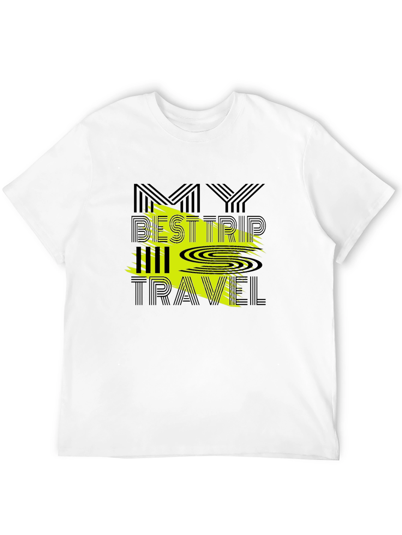 My Best Trip All Travel Graphic Tee - Black