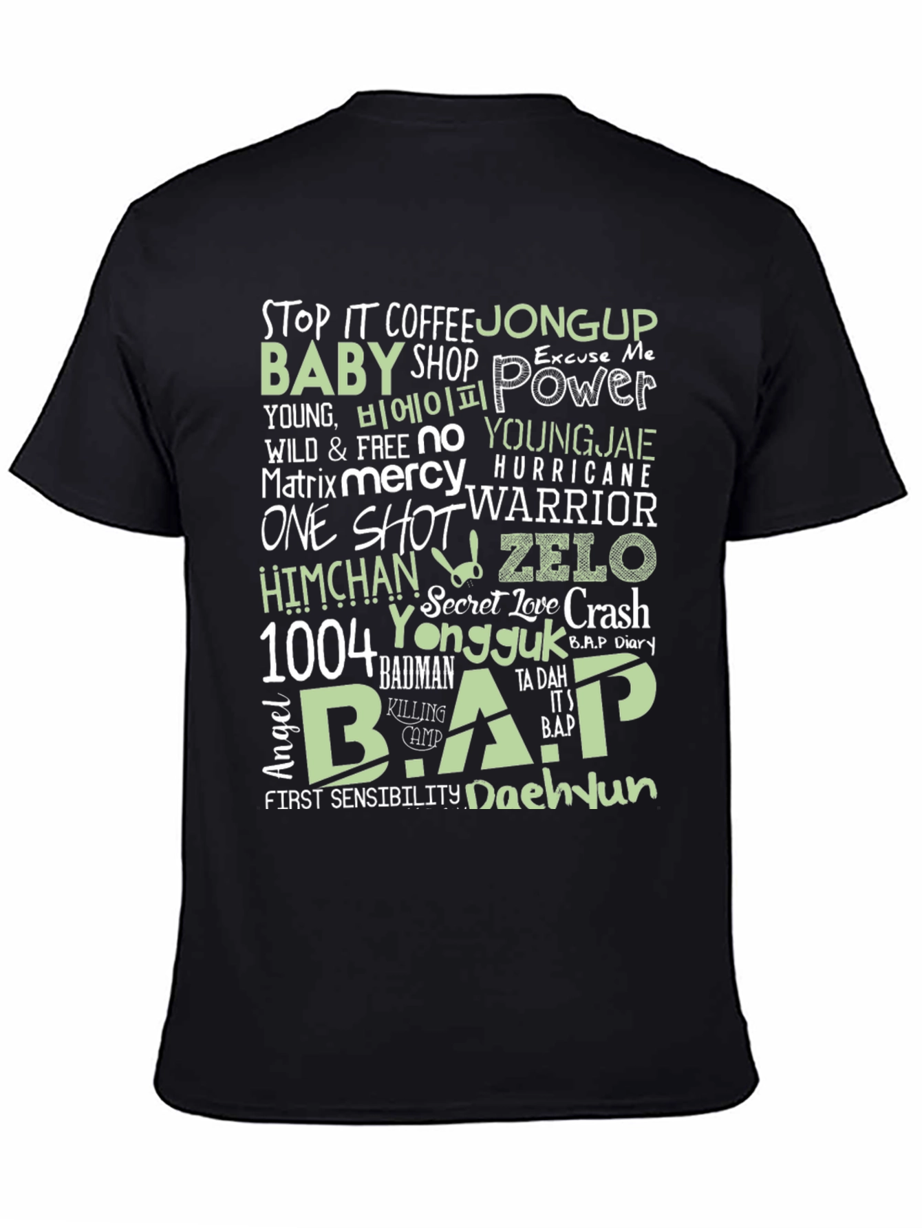 B.A.P K-Pop Graphic Print T-Shirt