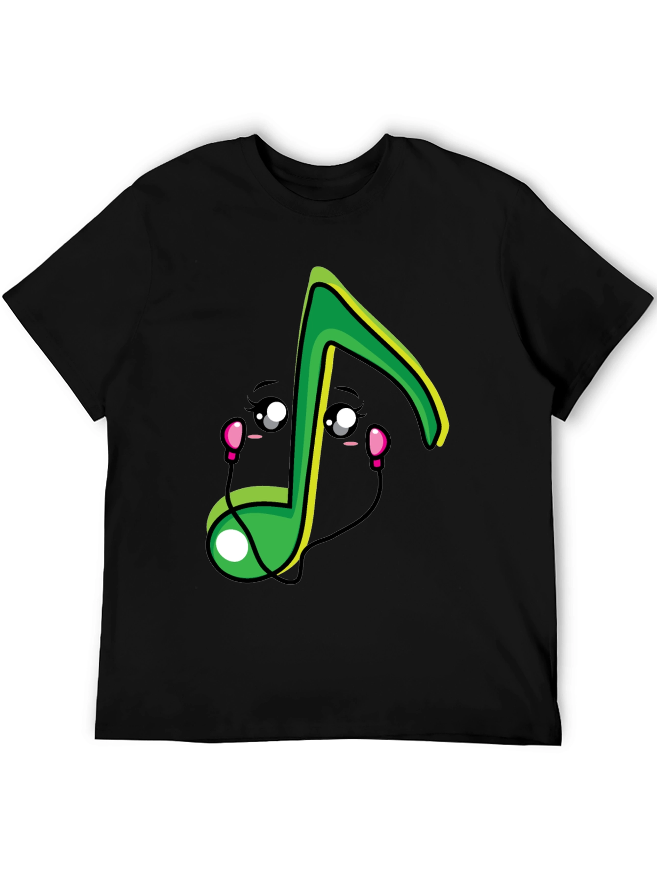 Cute Musical Note Graphic T-Shirt