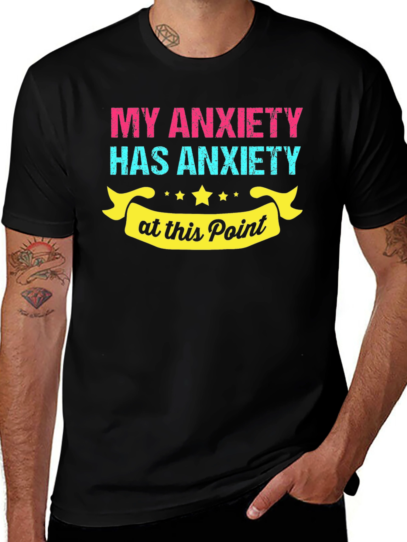 Anxiety T-Shirt - Humorous Graphic Tee