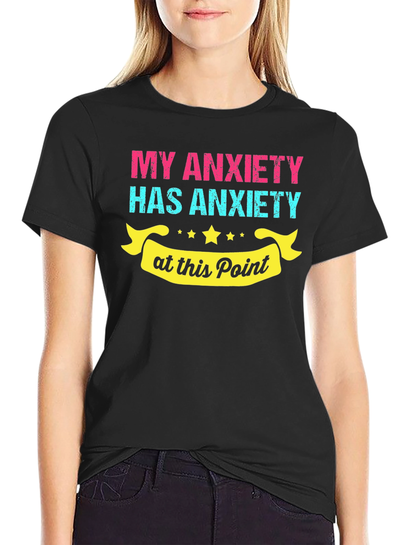 Anxiety T-Shirt - Humorous Graphic Tee