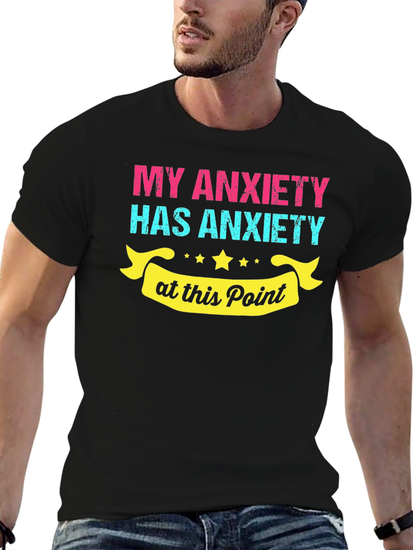 Anxiety T-Shirt - Humorous Graphic Tee