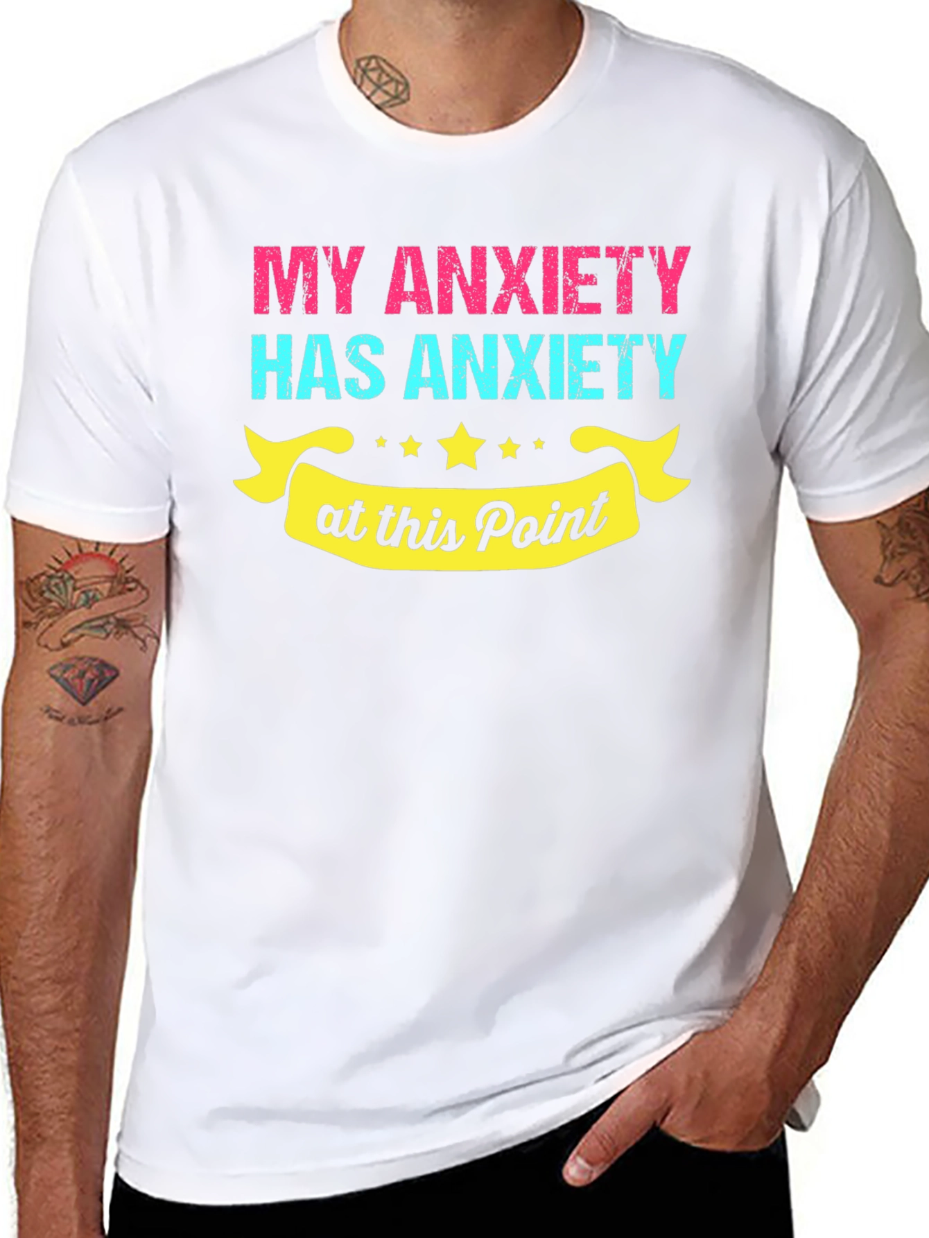 Anxiety T-Shirt - Humorous Graphic Tee