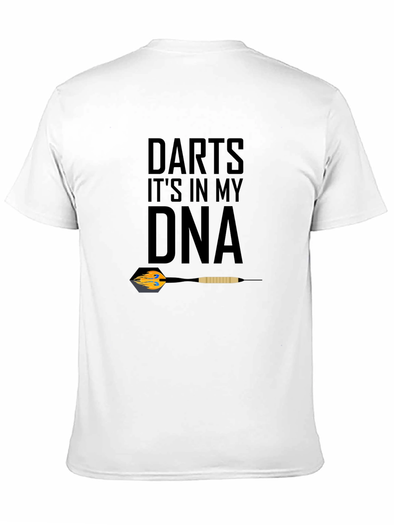 Darts DNA Graphic Tee - Black Cotton Casual Wear