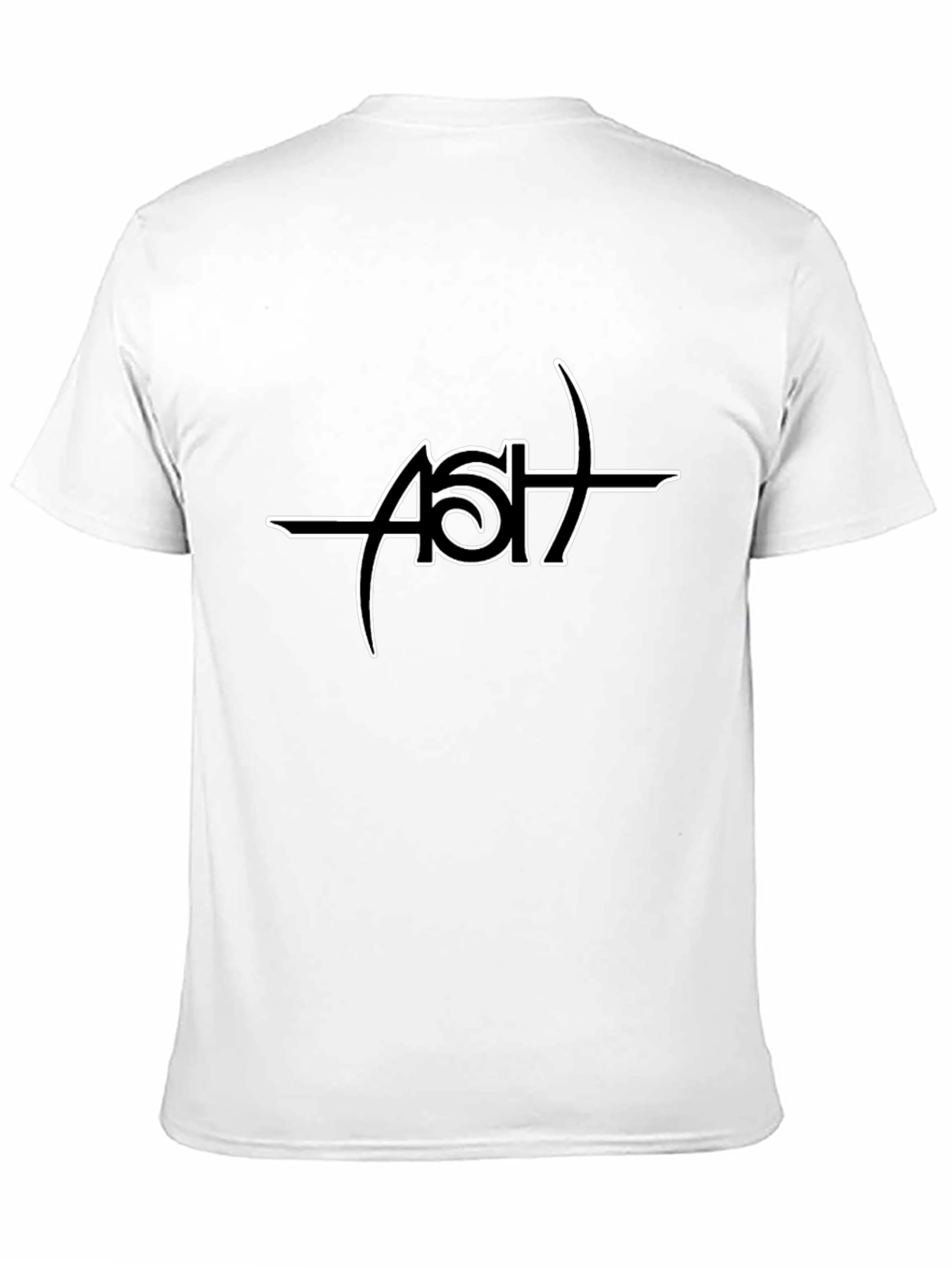 Ash Band Logo Black T-Shirt - Music Fan Apparel