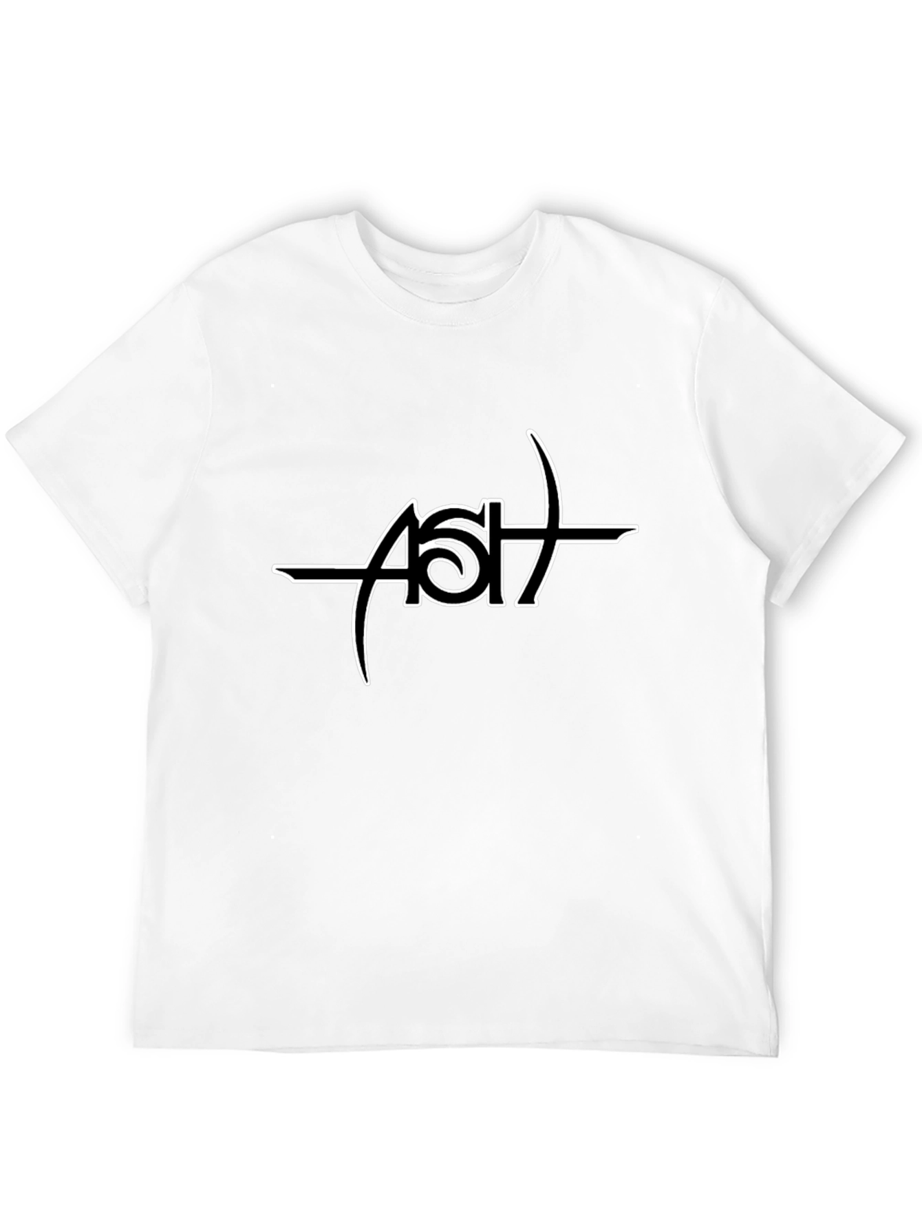 Ash Band Logo Black T-Shirt - Music Fan Apparel