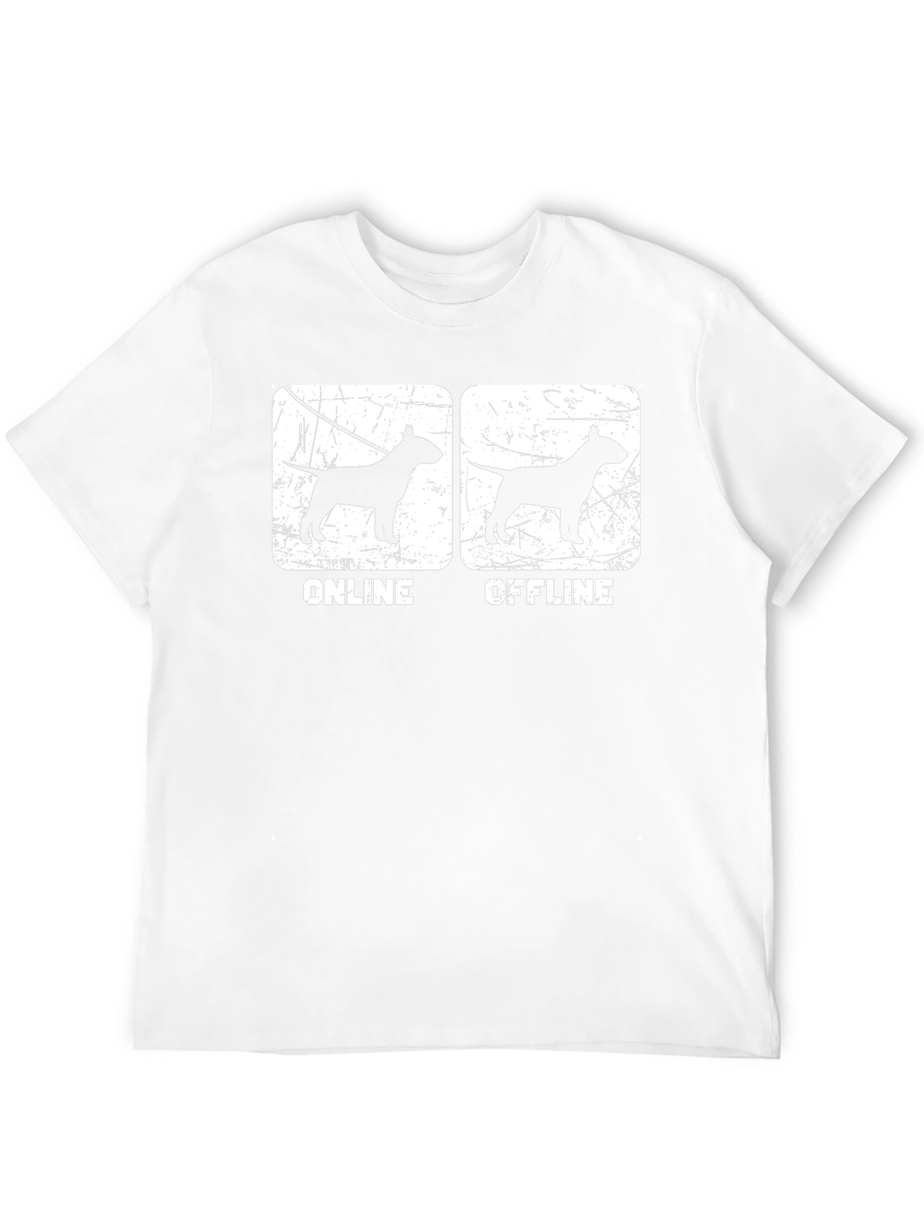 Online Offline Dog Lover T-Shirt