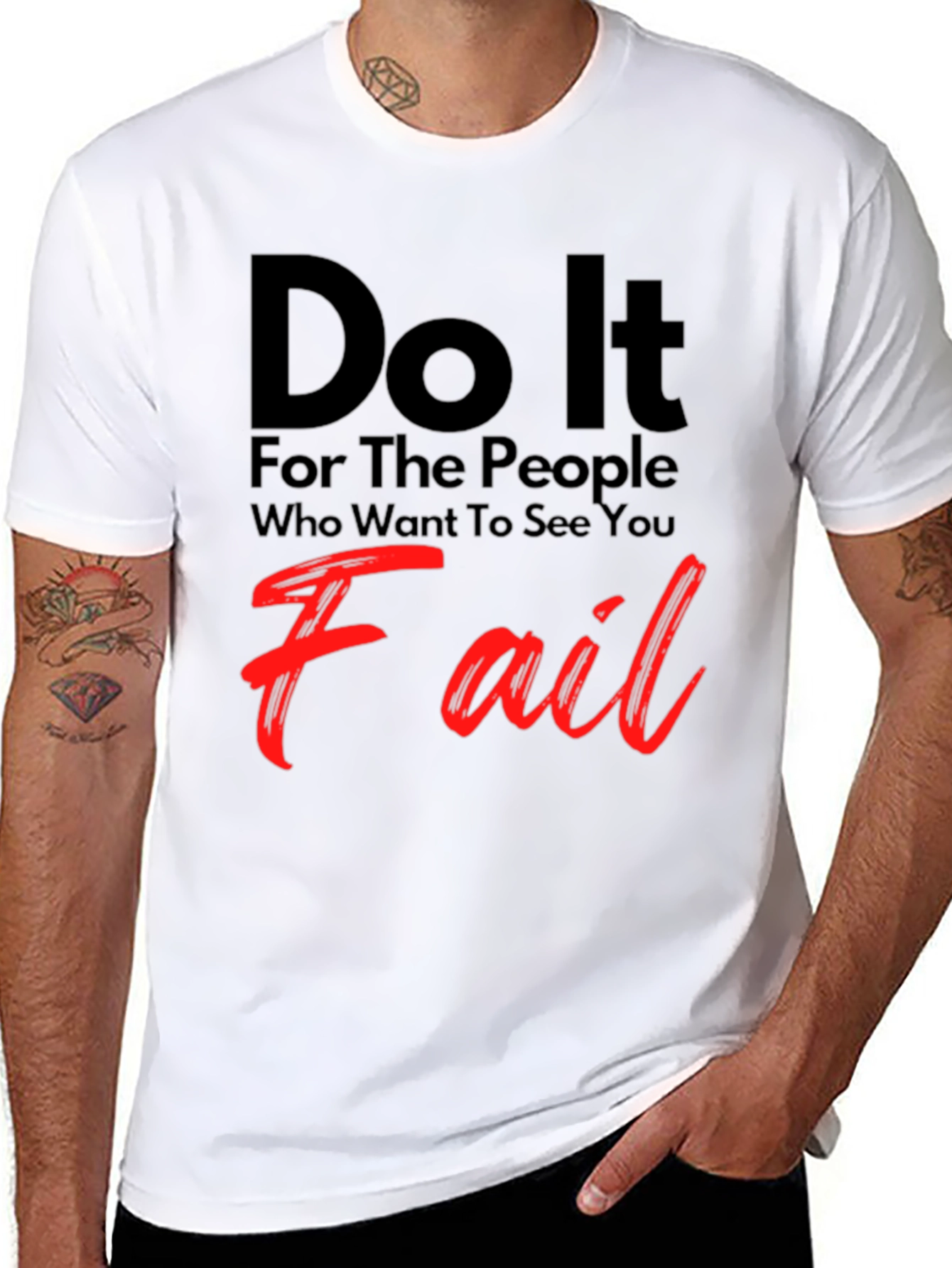 Do It For The People T-Shirt Motivational Tee
