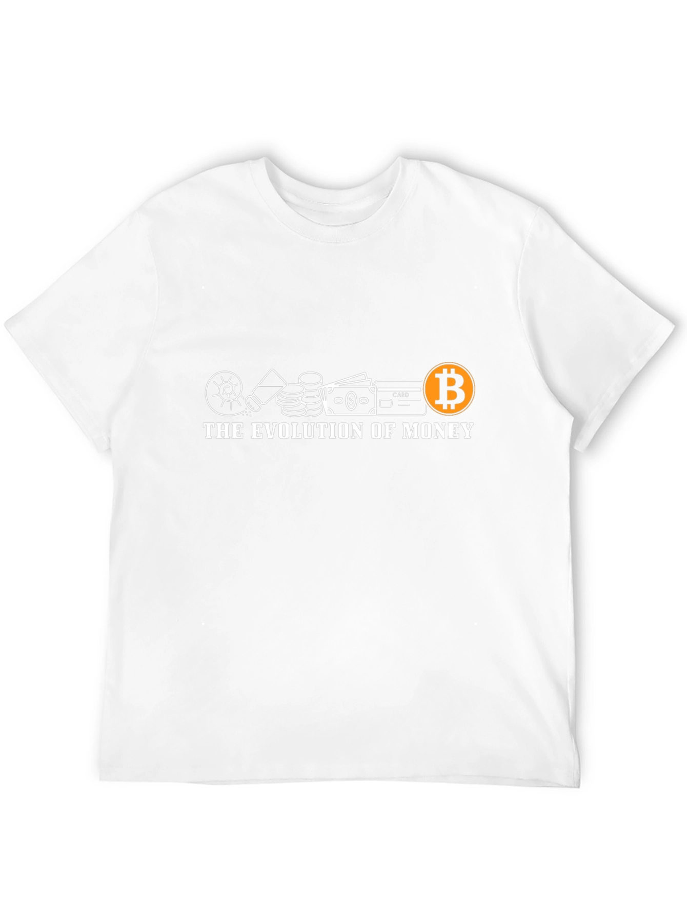 Evolution of Money Bitcoin Graphic Tee
