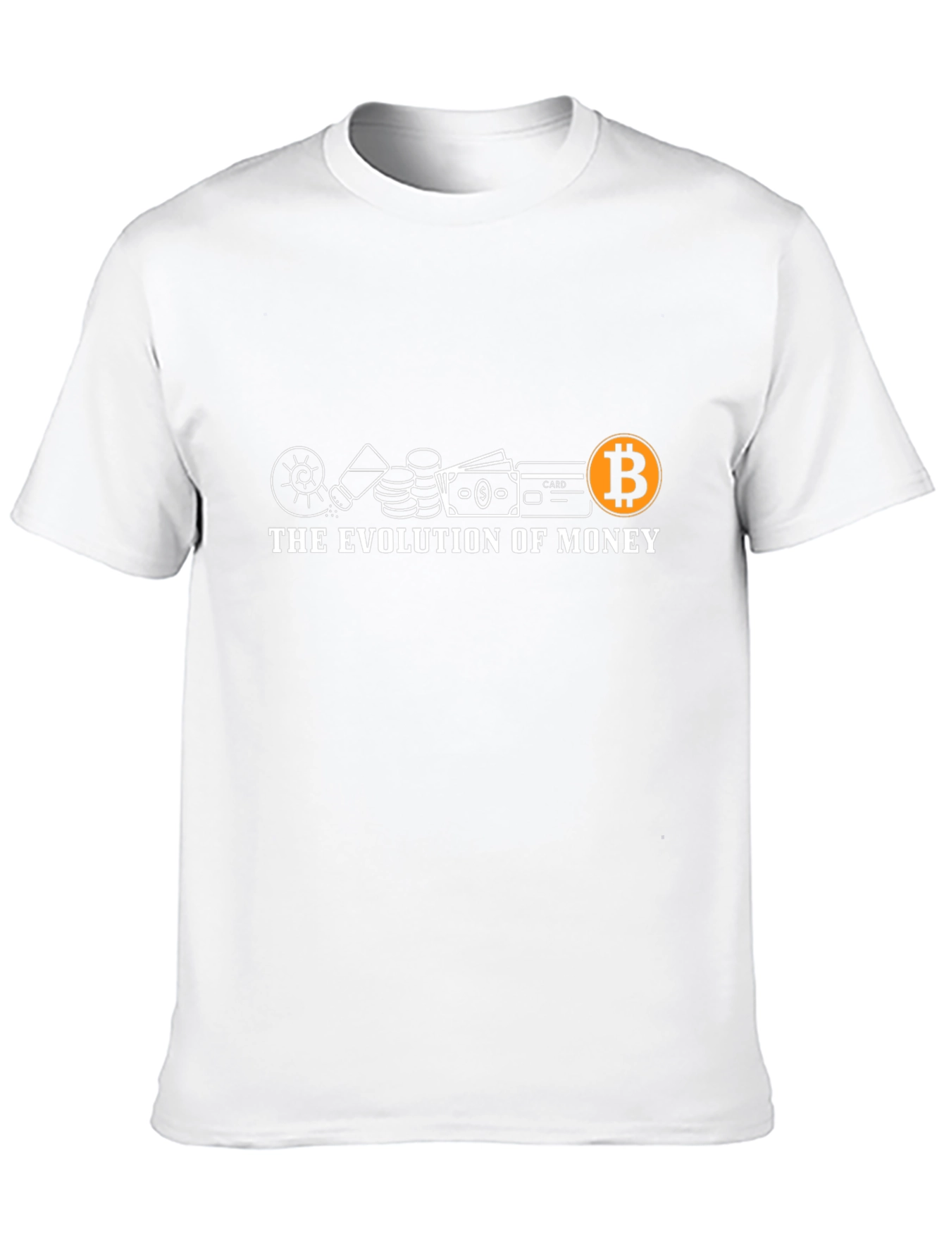 Evolution of Money Bitcoin Graphic Tee