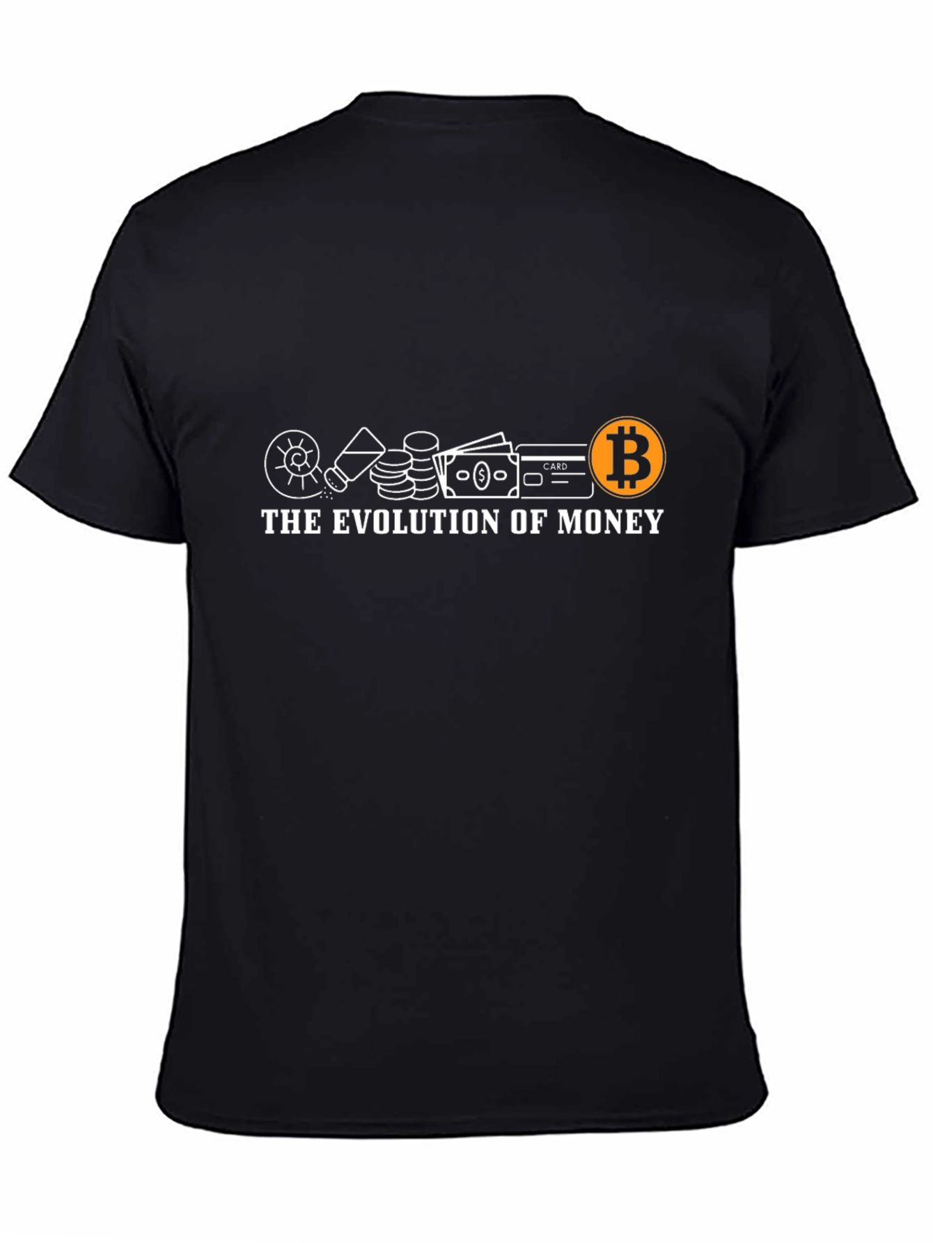 Evolution of Money Bitcoin Graphic Tee