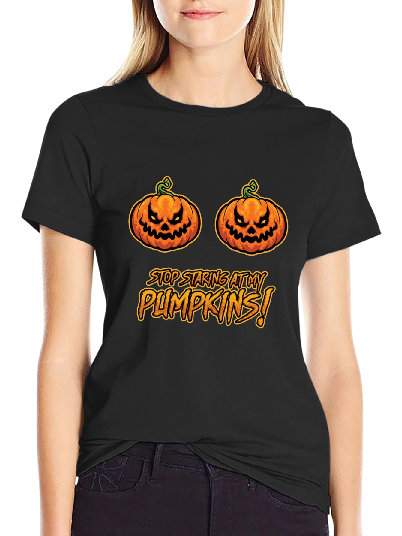 Funny Halloween Pumpkin T-Shirt