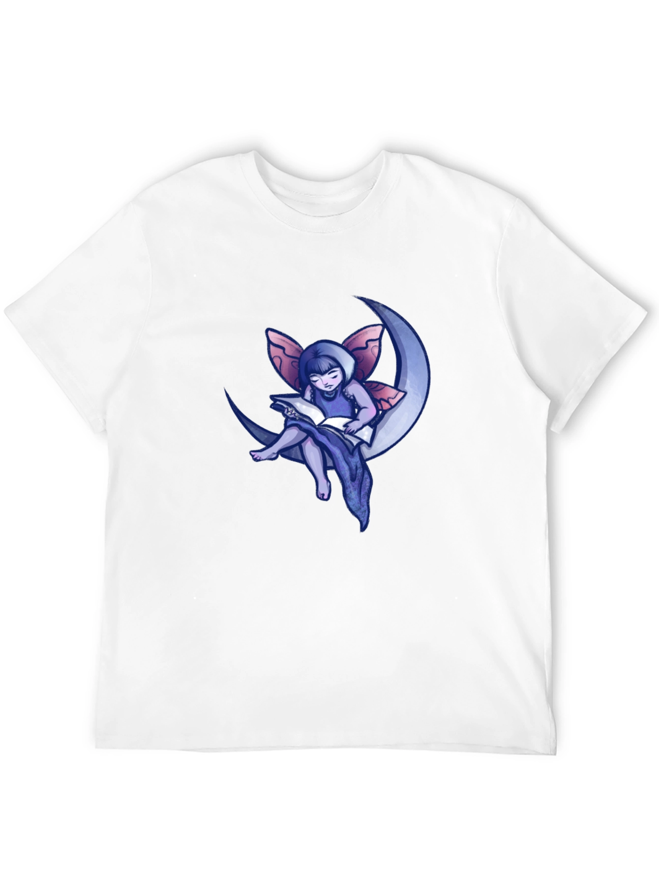 Fairy Moon Reader Graphic T-Shirt