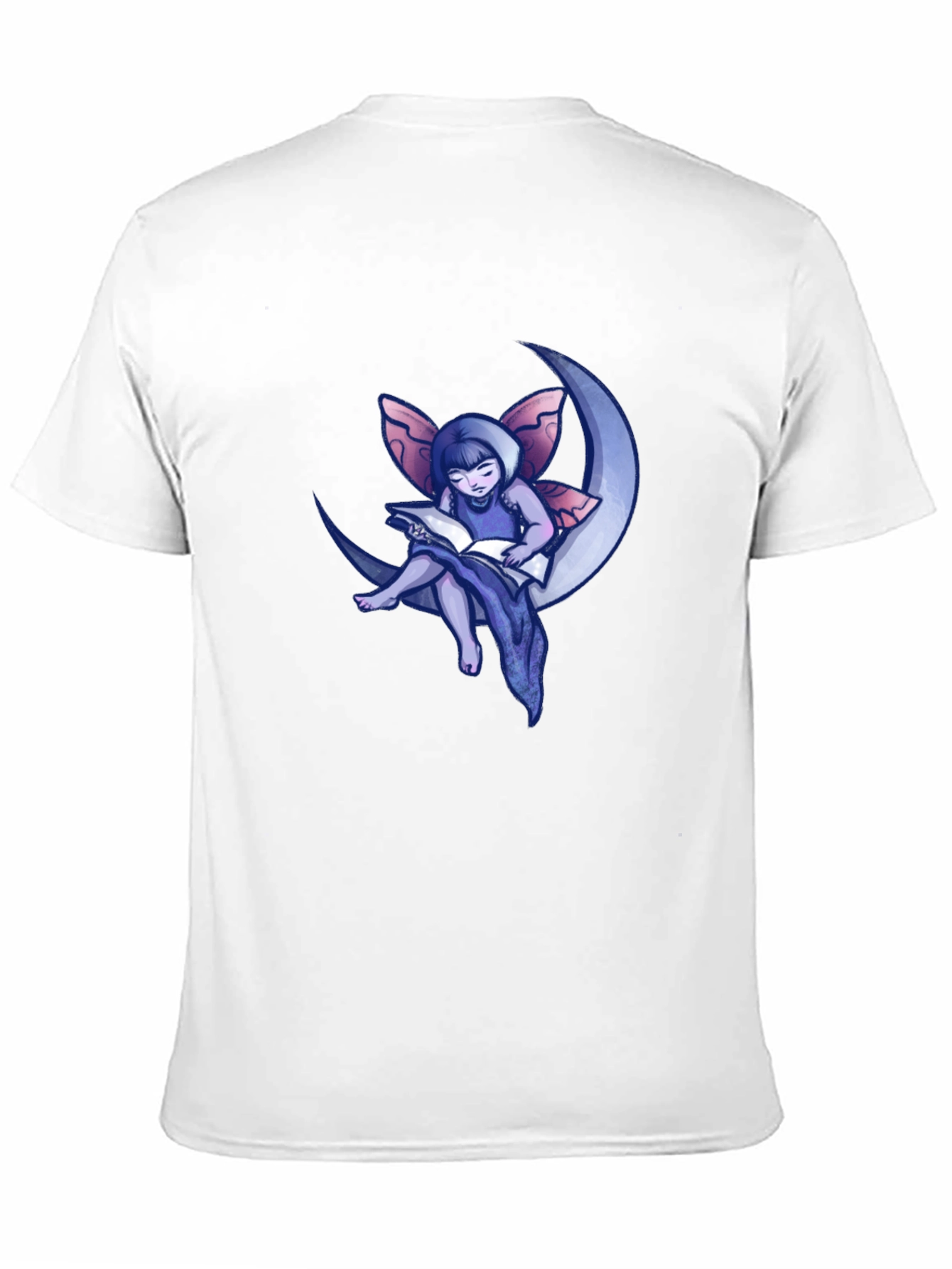 Fairy Moon Reader Graphic T-Shirt