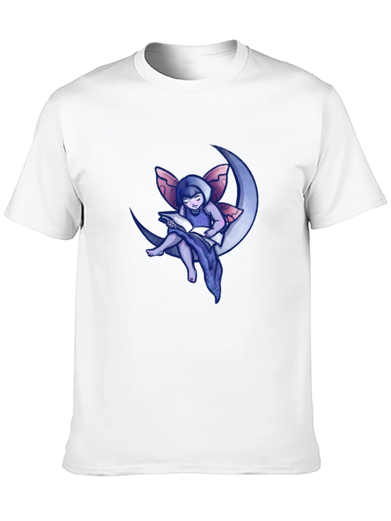 Fairy Moon Reader Graphic T-Shirt