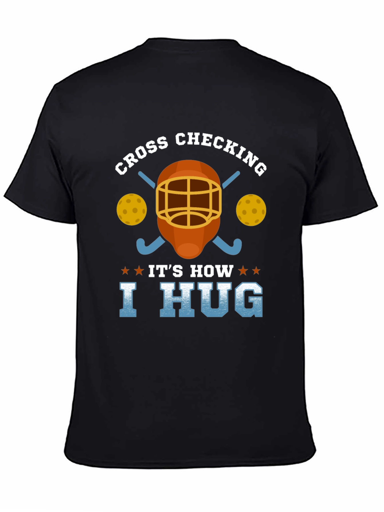 Cross Checking Hockey Humor T-Shirt