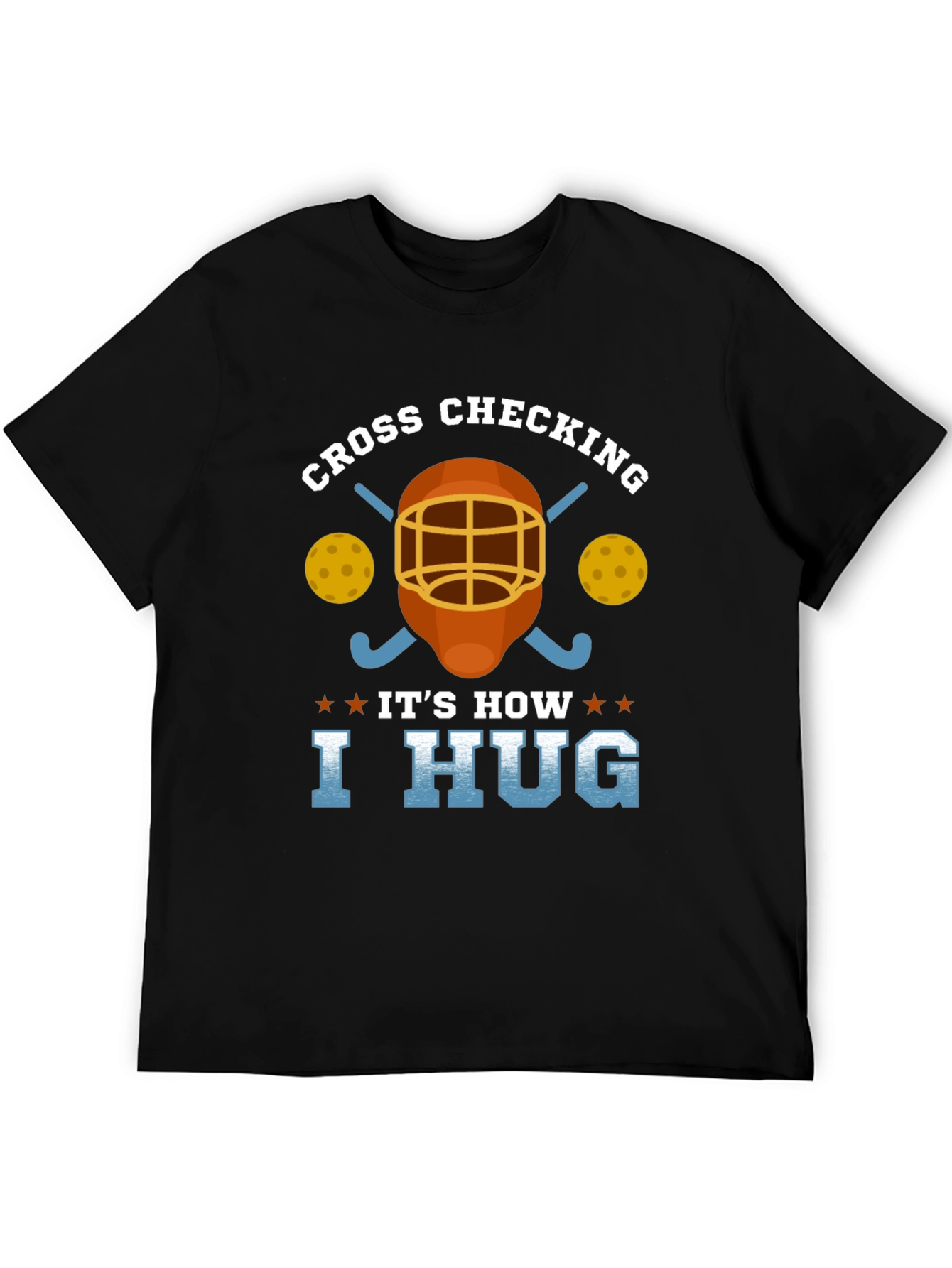 Cross Checking Hockey Humor T-Shirt