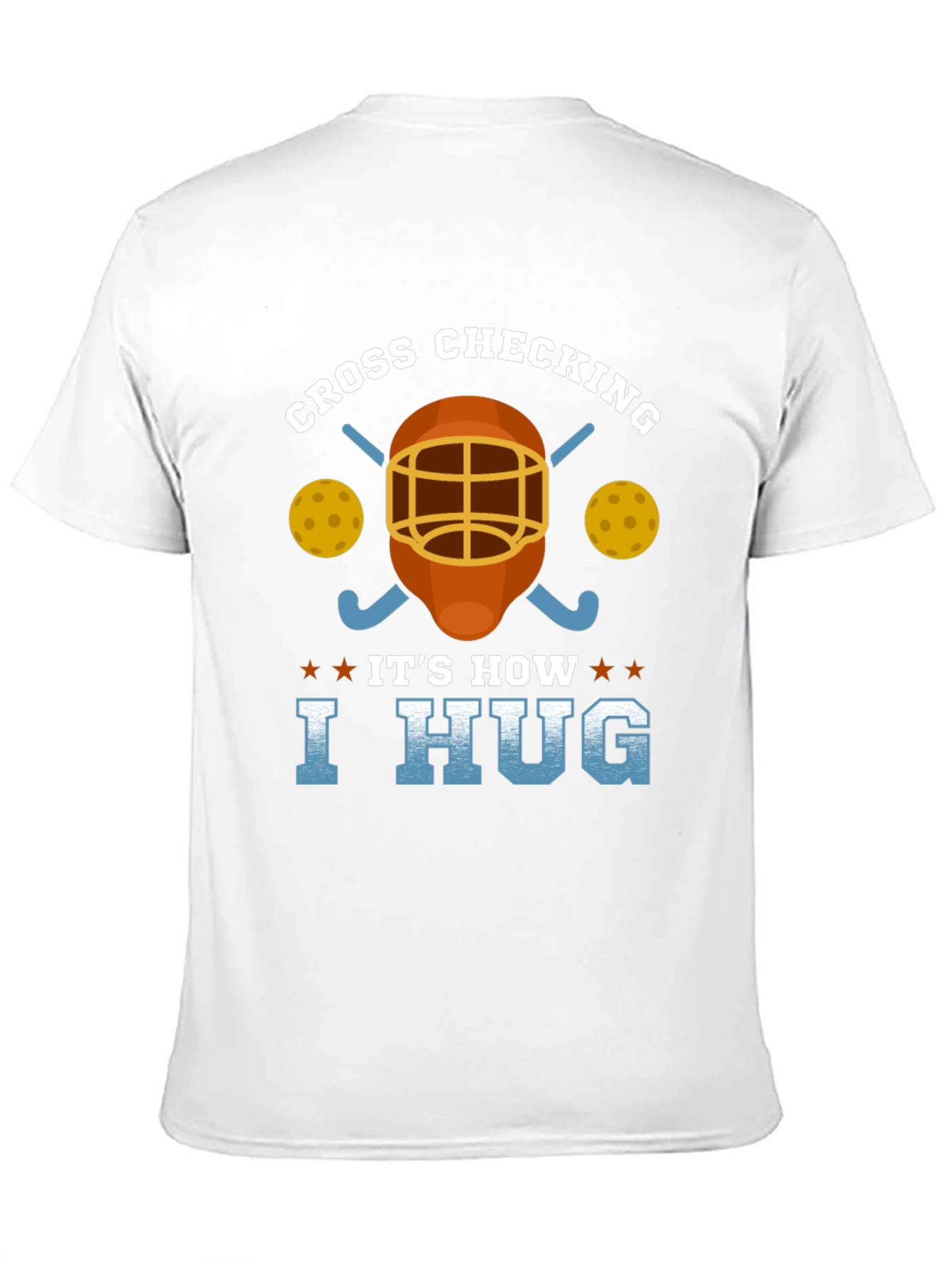Cross Checking Hockey Humor T-Shirt