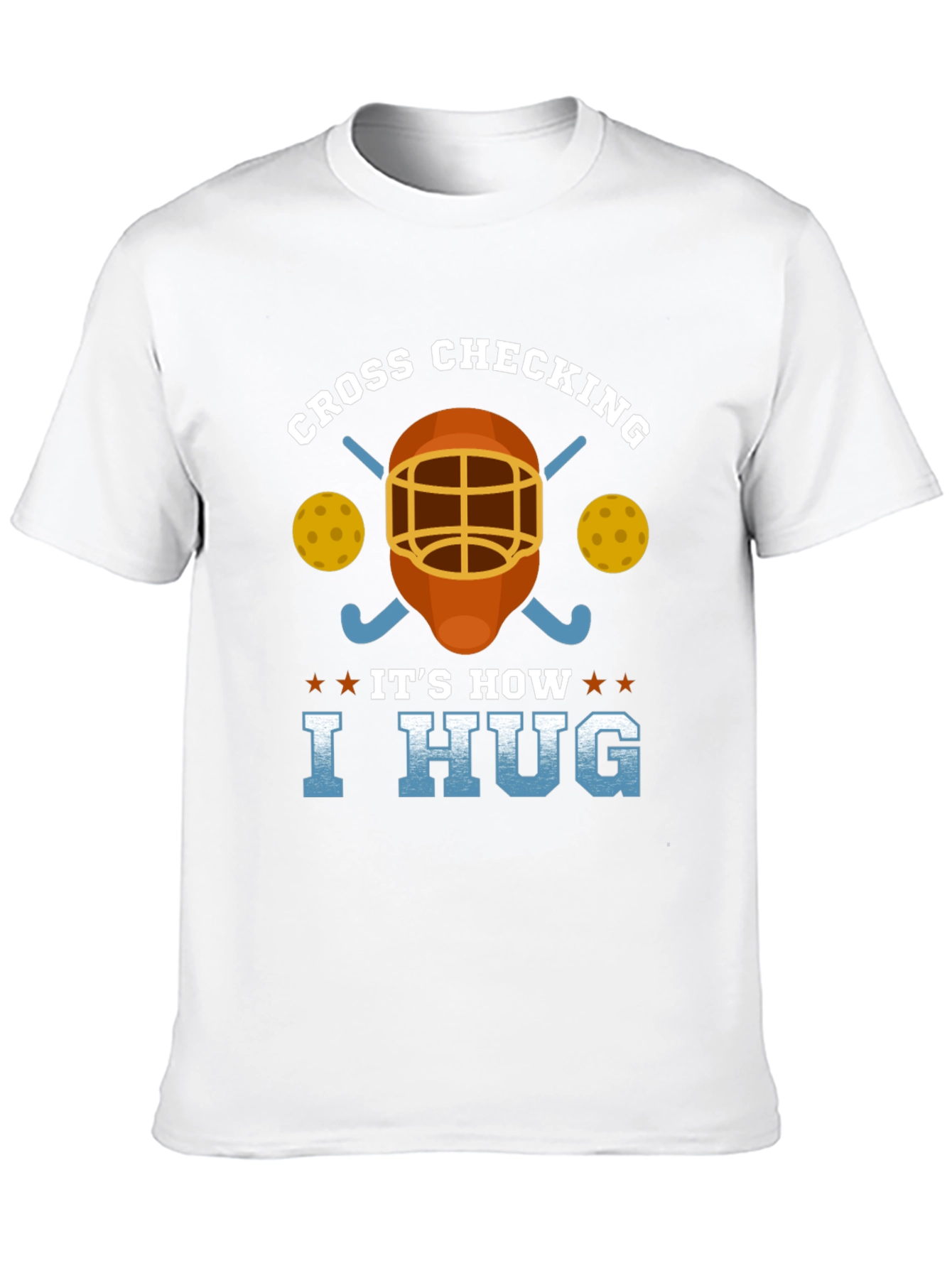 Cross Checking Hockey Humor T-Shirt
