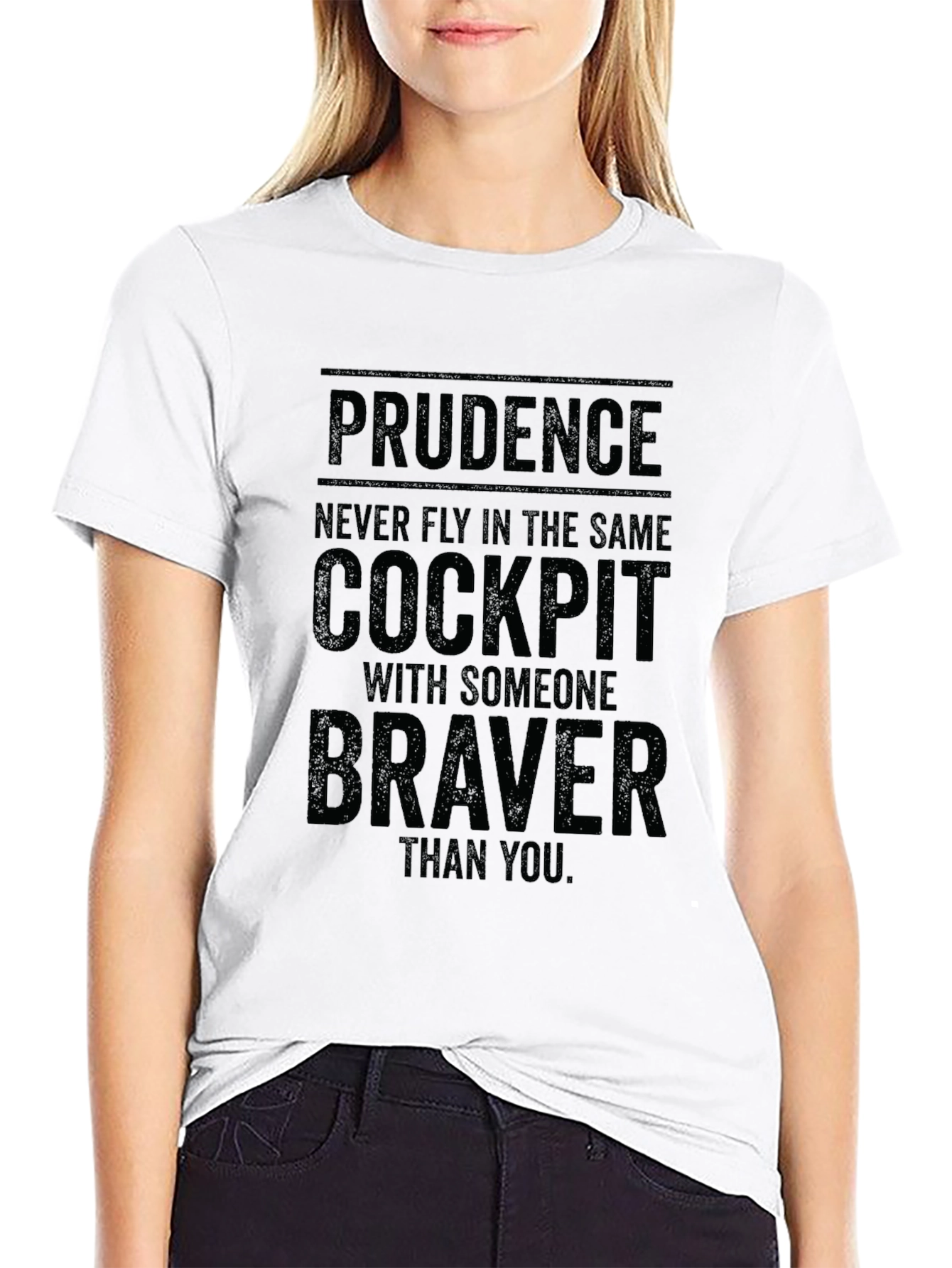 Prudence Cockpit Mens Black T-Shirt