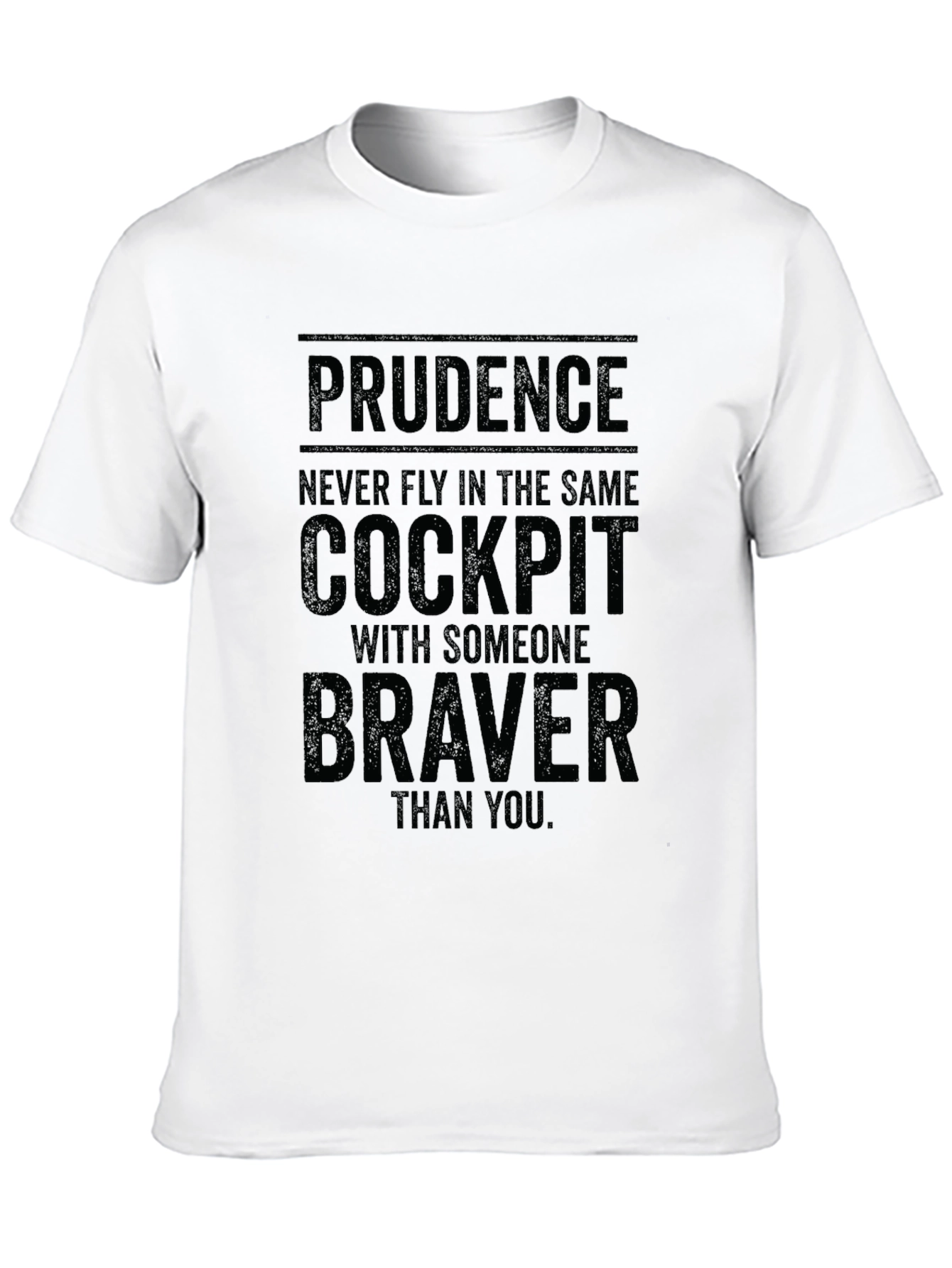 Prudence Cockpit Mens Black T-Shirt