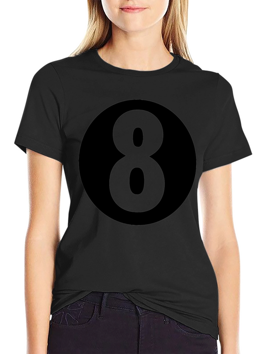 8 Ball Graphic Tee - Classic Black T-Shirt