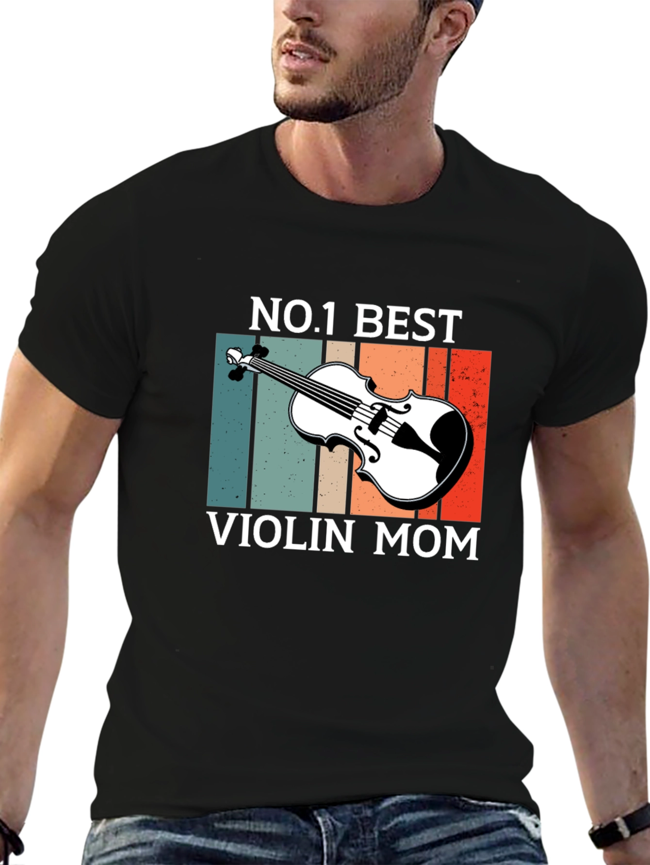 No.1 Best Violin Mom T-Shirt