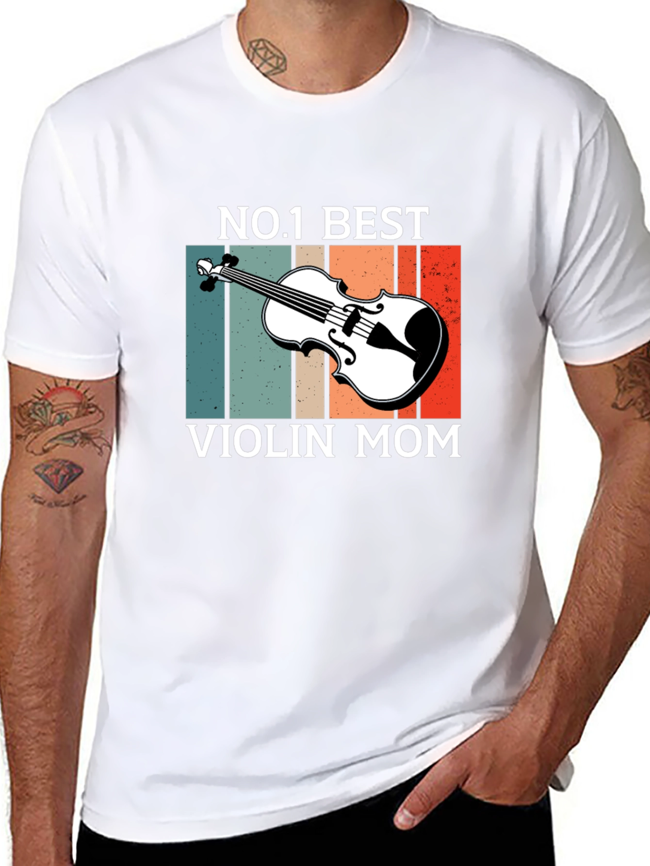 No.1 Best Violin Mom T-Shirt