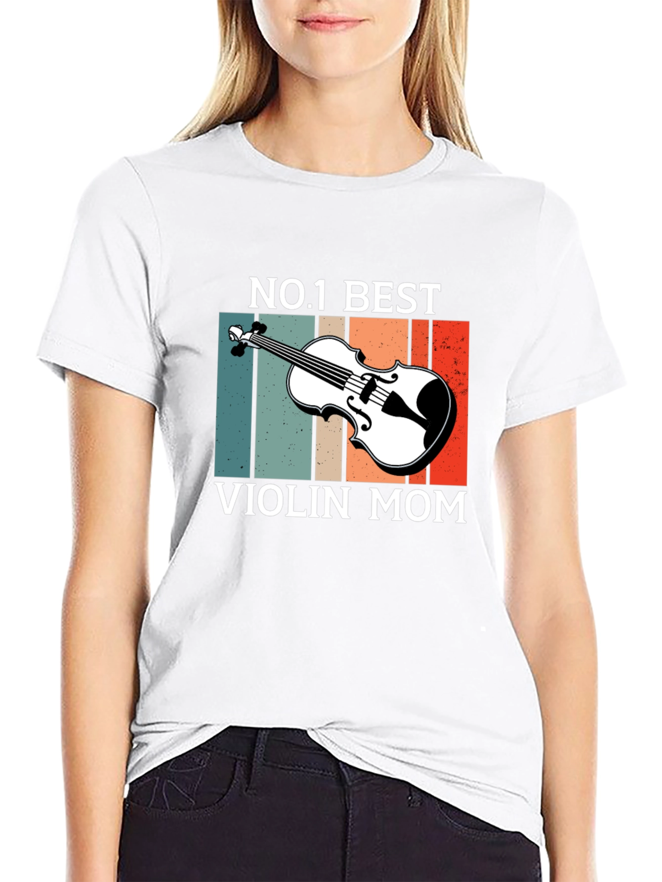 No.1 Best Violin Mom T-Shirt