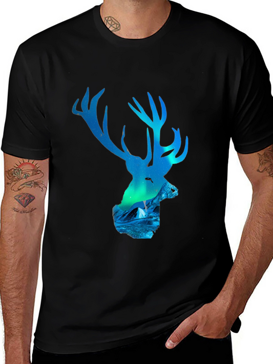 Black Deer Silhouette T-Shirt
