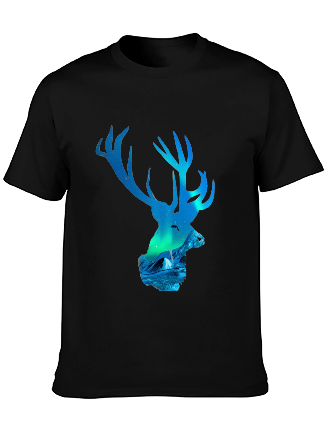 Black Deer Silhouette T-Shirt