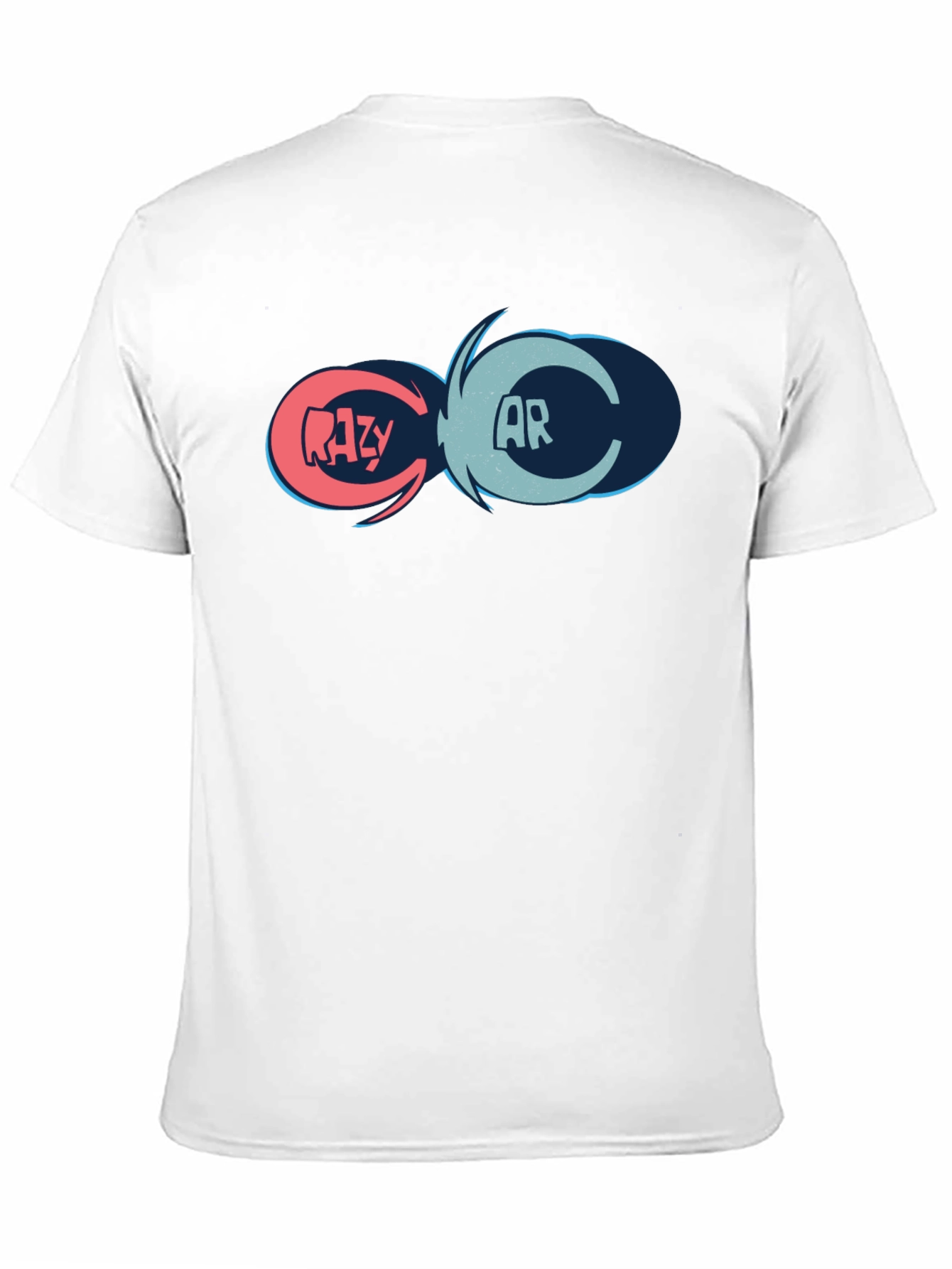 Crazy Car Graphic Tee - Black Cotton Blend Shirt