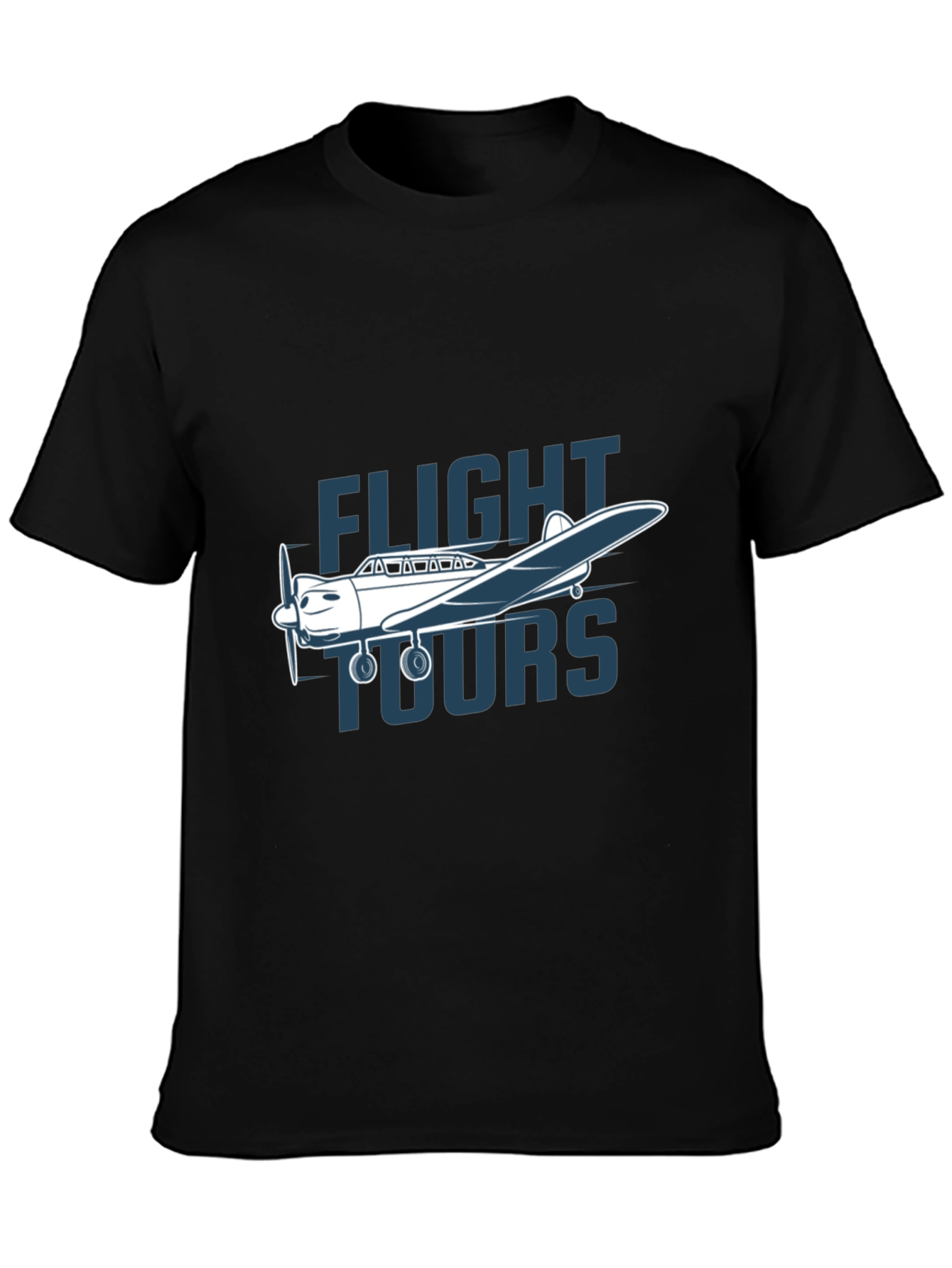 Flight Tours Graphic Tee - Airplane T-Shirt