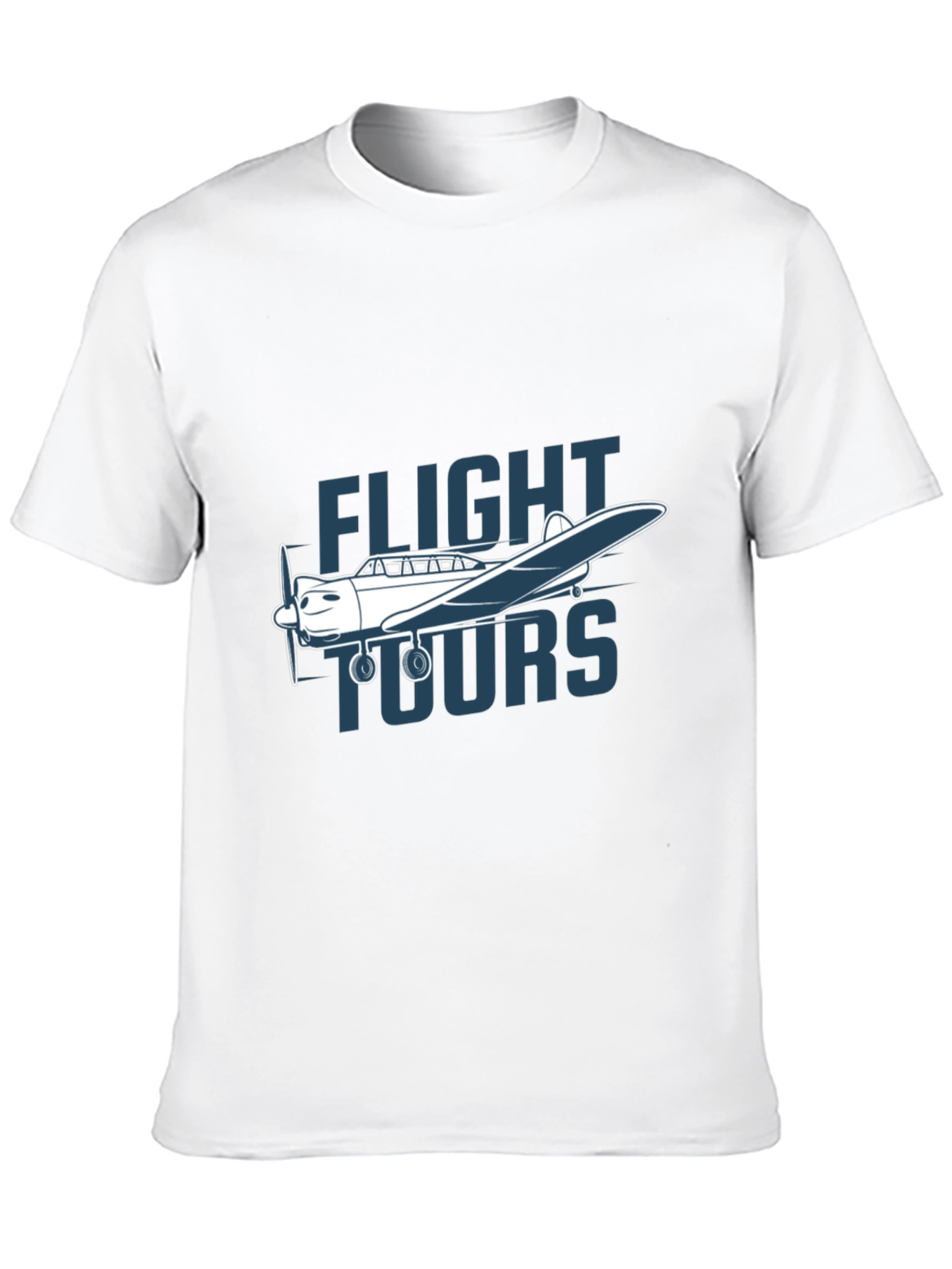 Flight Tours Graphic Tee - Airplane T-Shirt
