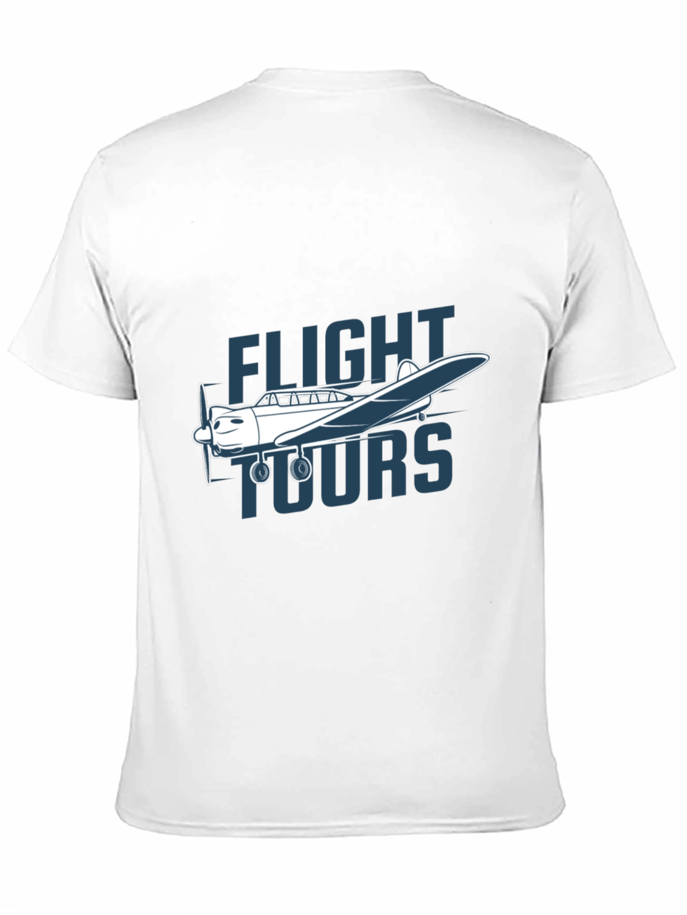 Flight Tours Graphic Tee - Airplane T-Shirt