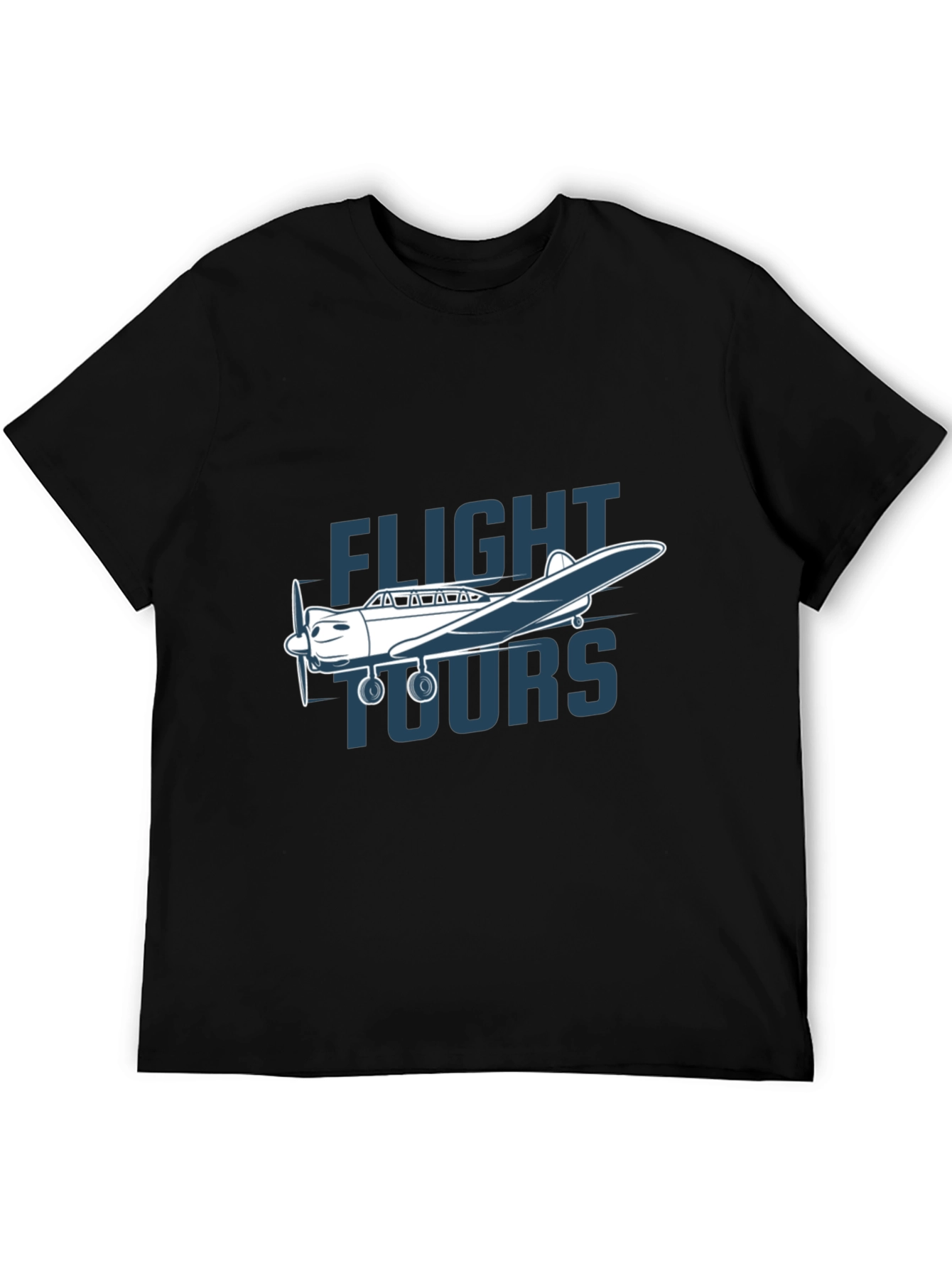 Flight Tours Graphic Tee - Airplane T-Shirt