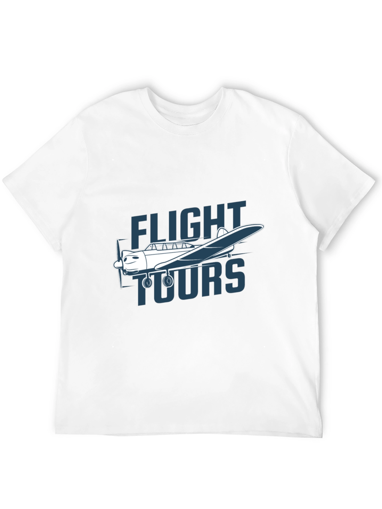 Flight Tours Graphic Tee - Airplane T-Shirt