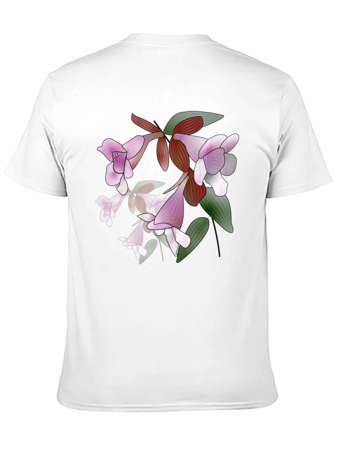 Floral Print T-Shirt - Stylish Botanical Design