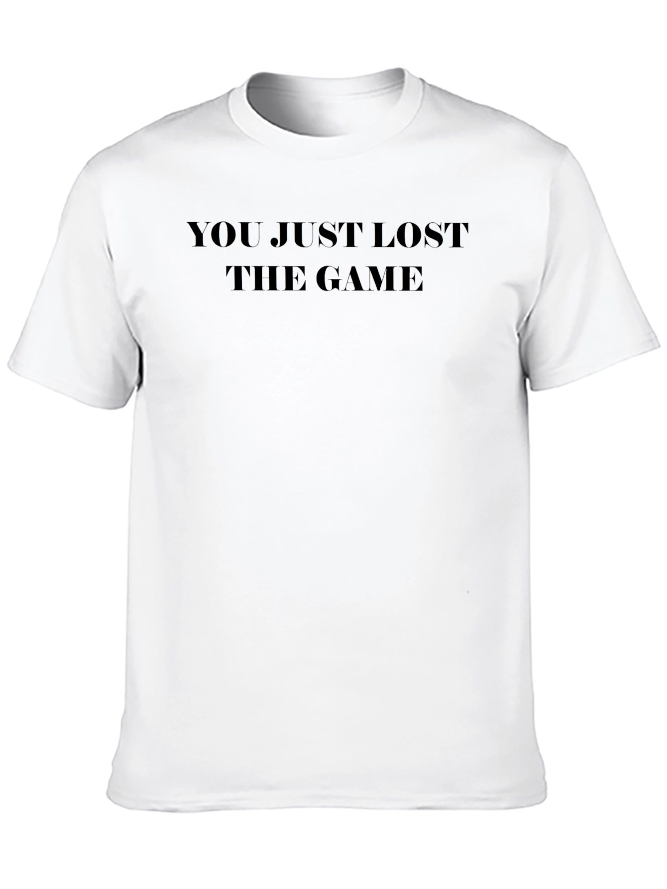 You Just Lost the Game Black Tee