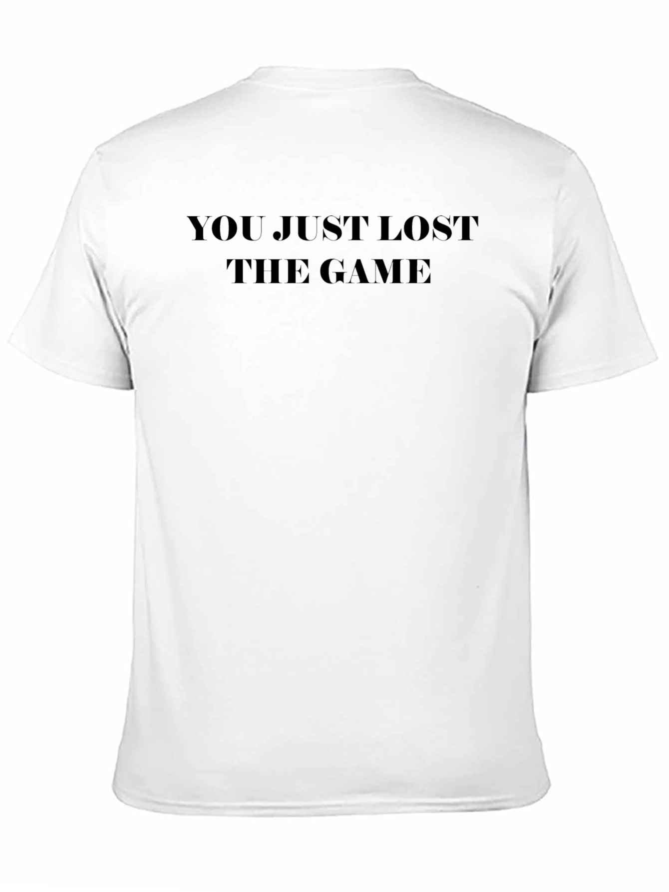 You Just Lost the Game Black Tee