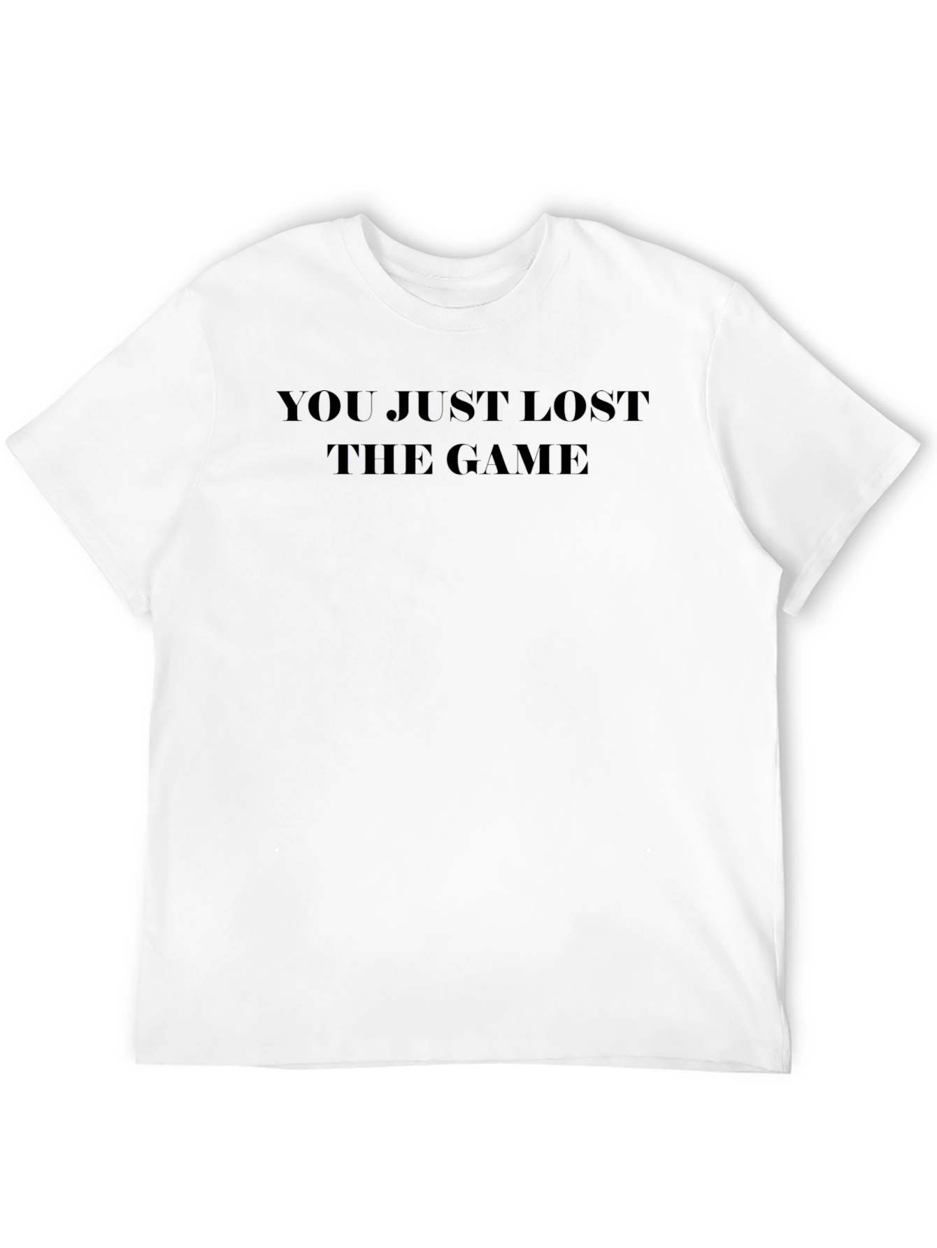 You Just Lost the Game Black Tee